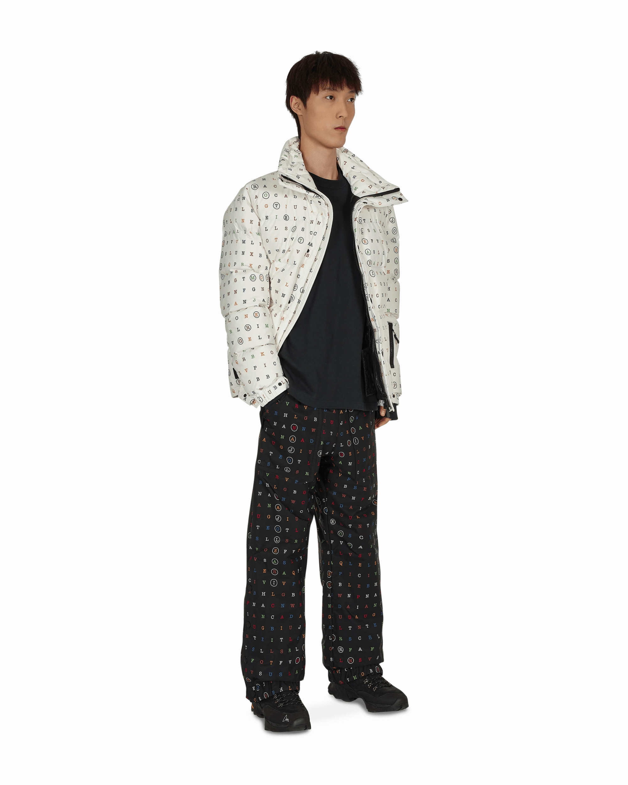 3 Moncler Grenoble Padded Pants Black