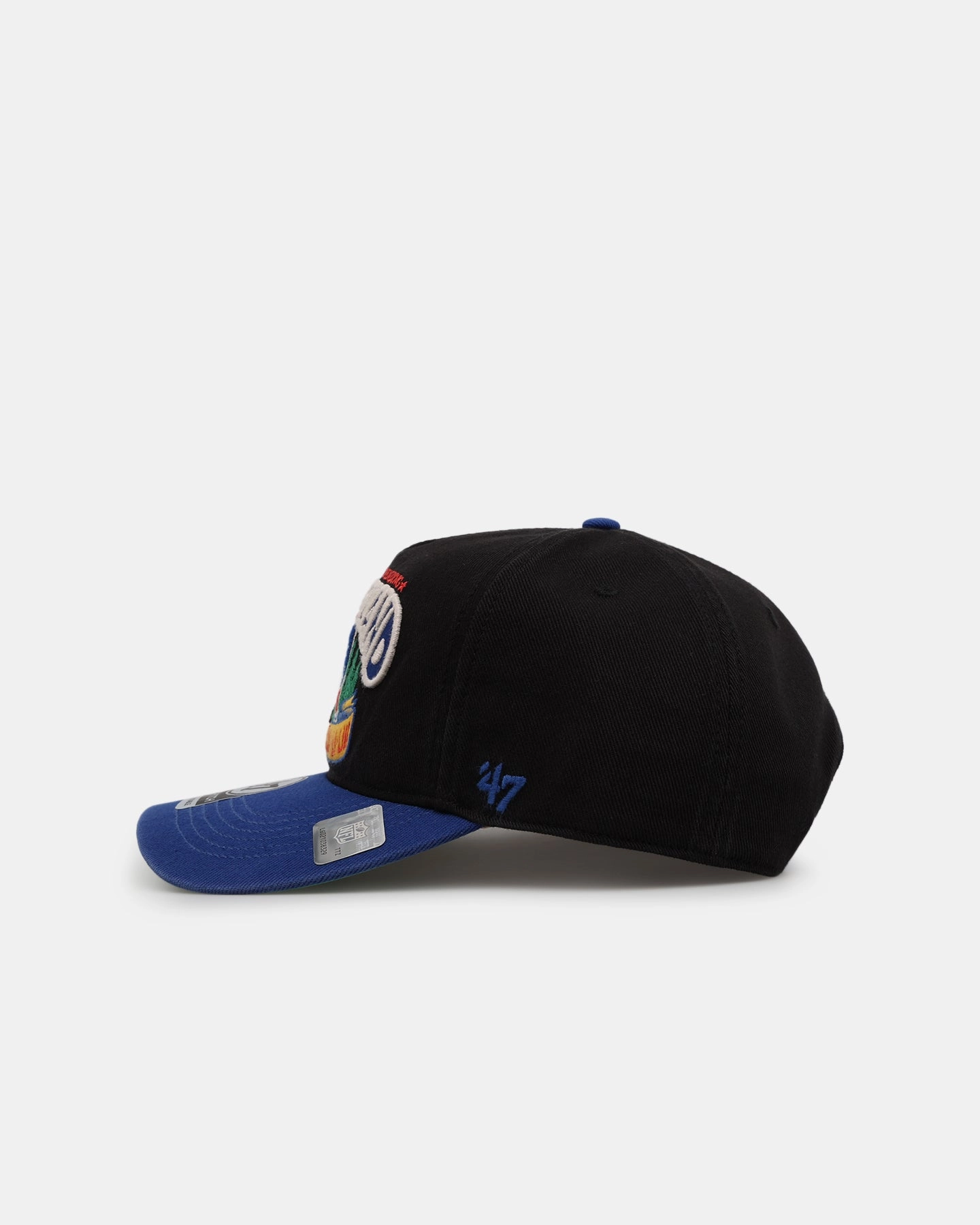 47 Brand New England Patriots 'NFL Trophy Case' Premium Hitch Snapback Black/Blue