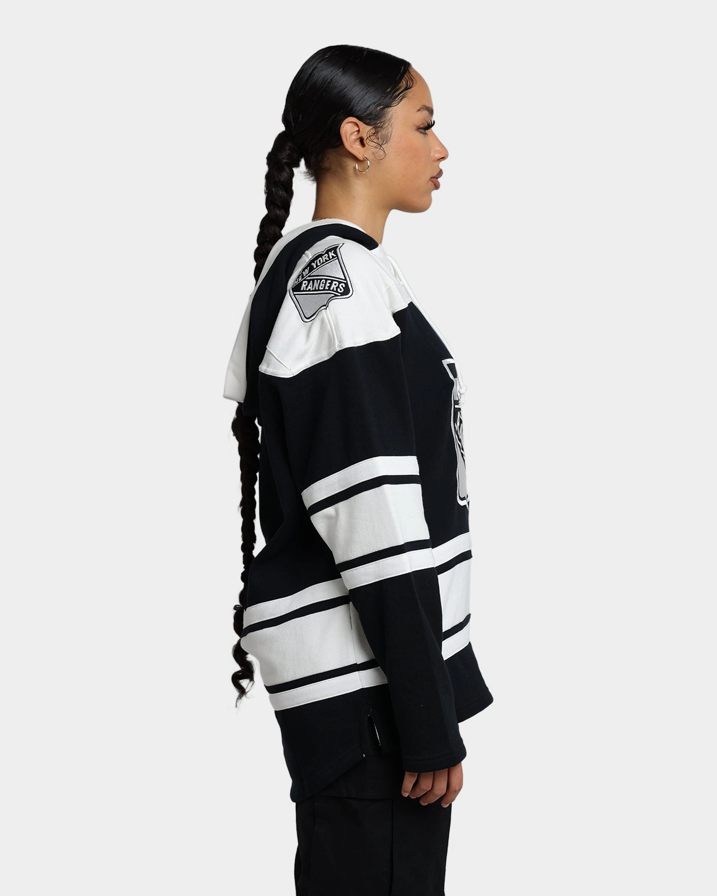 47 Brand New York Rangers Superior Lacer Hoodie Jet Black