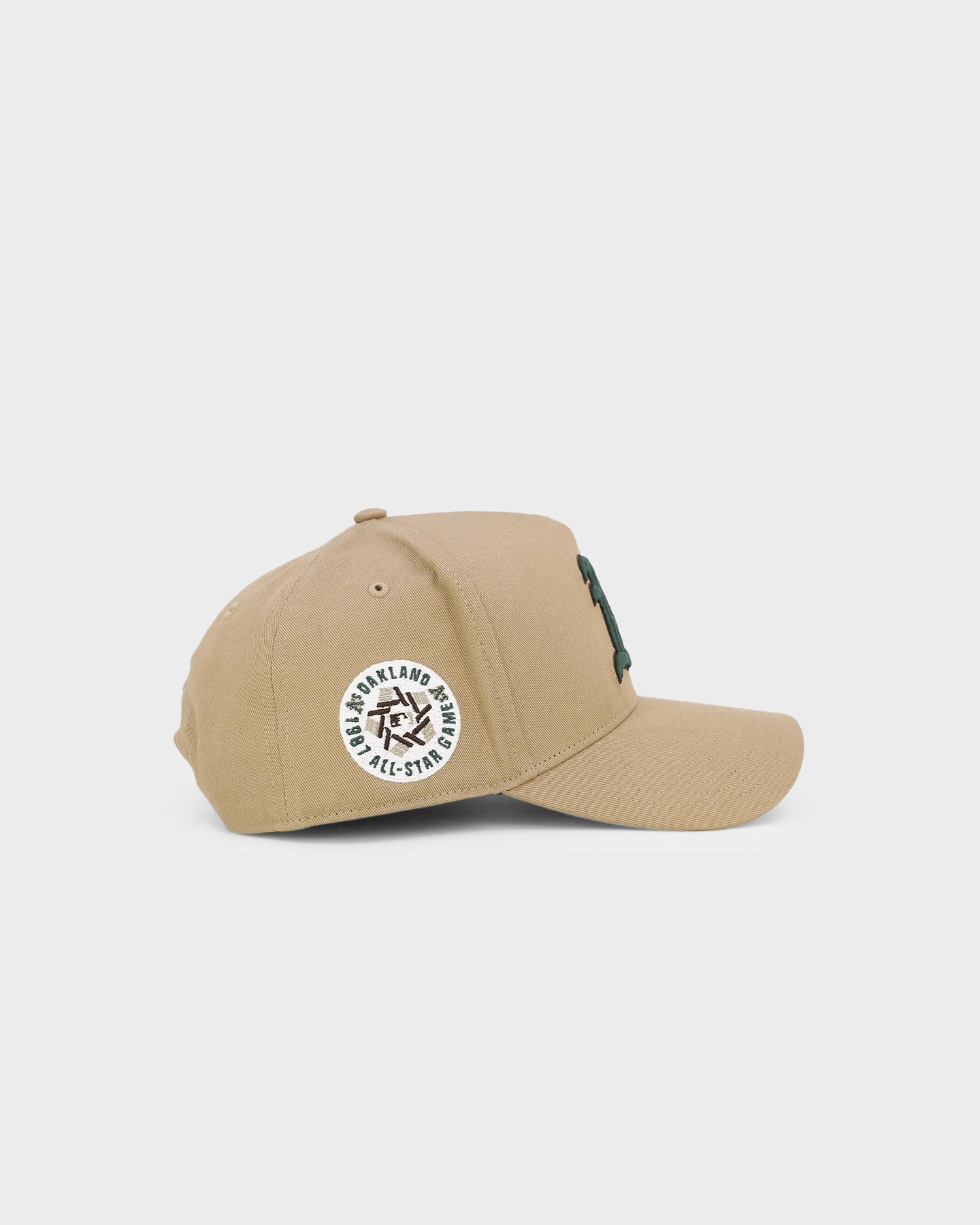 47 Brand Oakland Athletics 'Croc Hunter' MVP DT Snapback Khaki/Dark Green