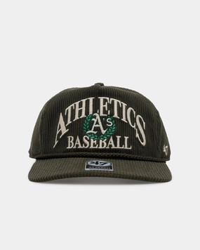 47 Brand Oakland Athletics 'Pitchout' 47 Hitch Corduroy Snapback Green