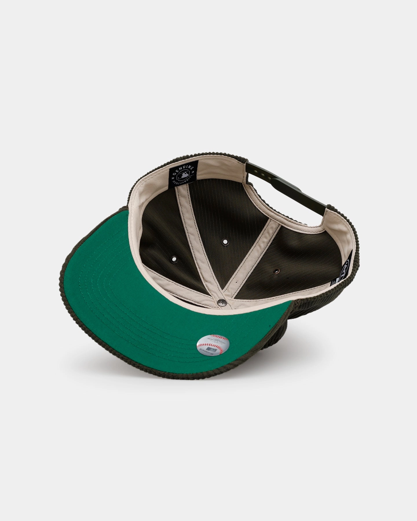 47 Brand Oakland Athletics 'Pitchout' 47 Hitch Corduroy Snapback Green