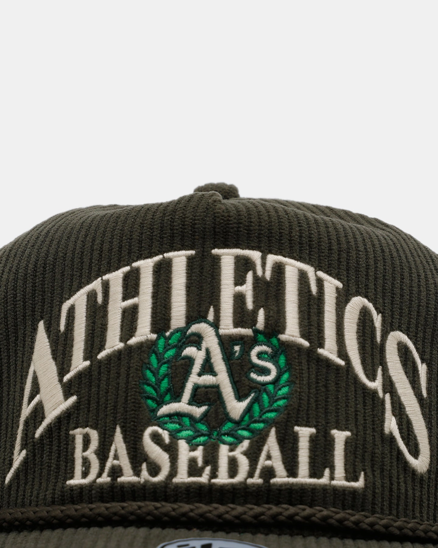 47 Brand Oakland Athletics 'Pitchout' 47 Hitch Corduroy Snapback Green