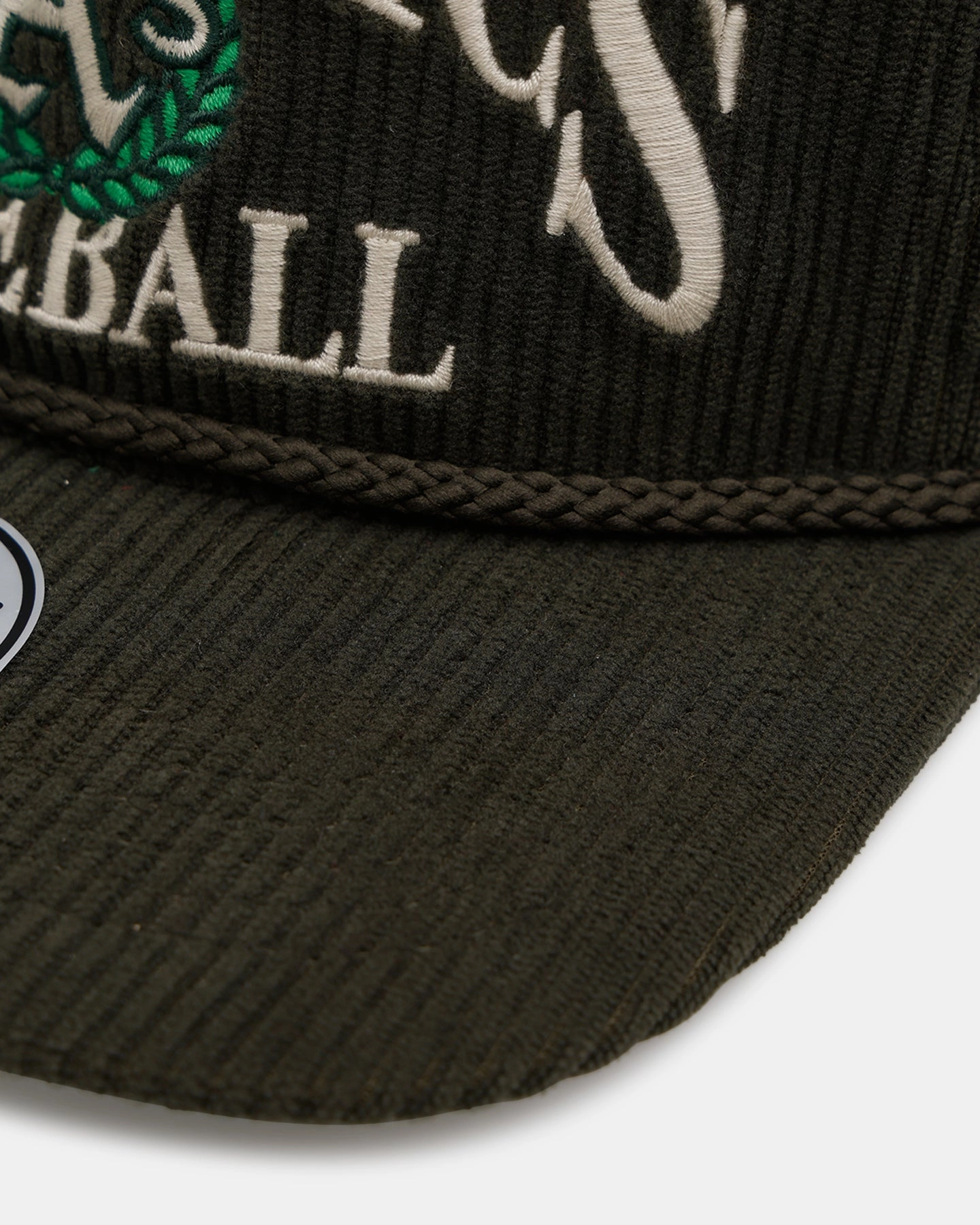 47 Brand Oakland Athletics 'Pitchout' 47 Hitch Corduroy Snapback Green