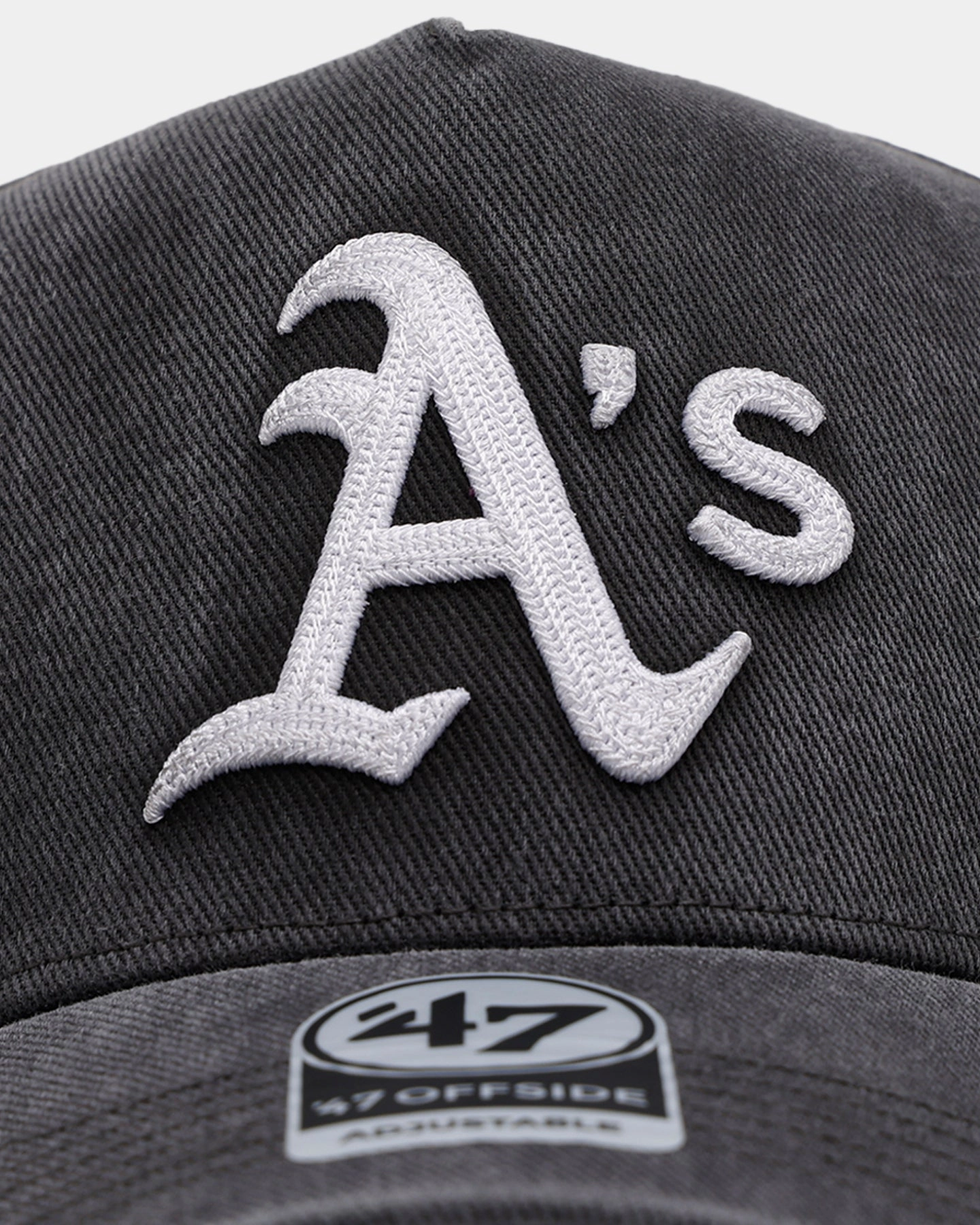 47 Brand Oakland Athletics 'Washed Black' Offside DT Snapback Washed Black
