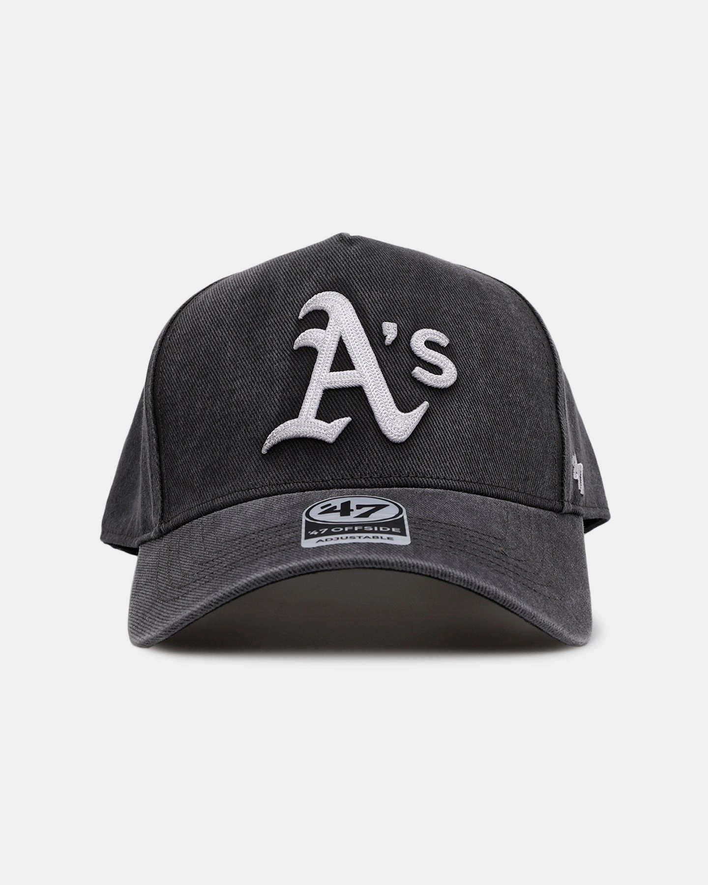 47 Brand Oakland Athletics 'Washed Black' Offside DT Snapback Washed Black