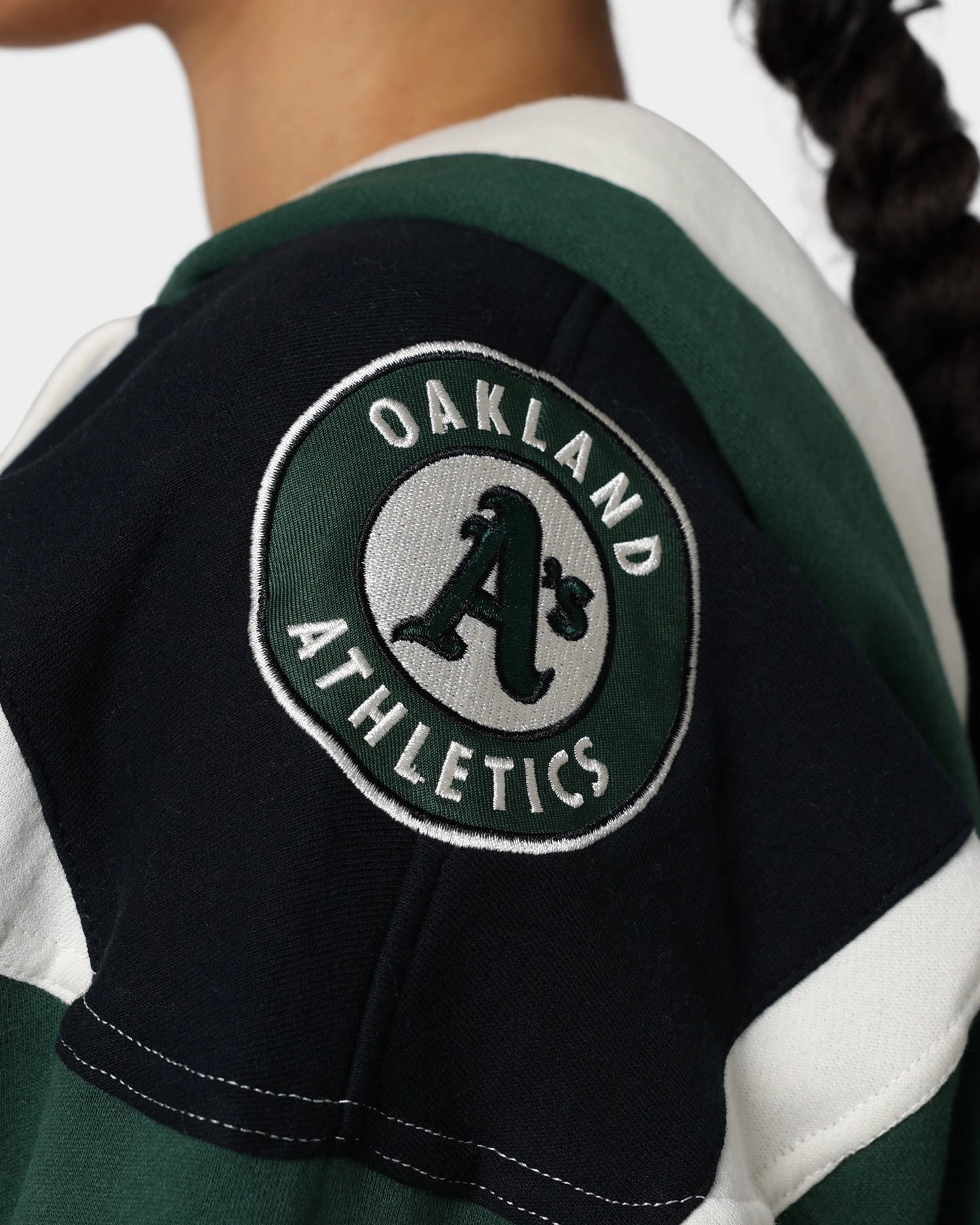 47 Brand Oakland Athletics Superior Lacer Hoodie Dark Green