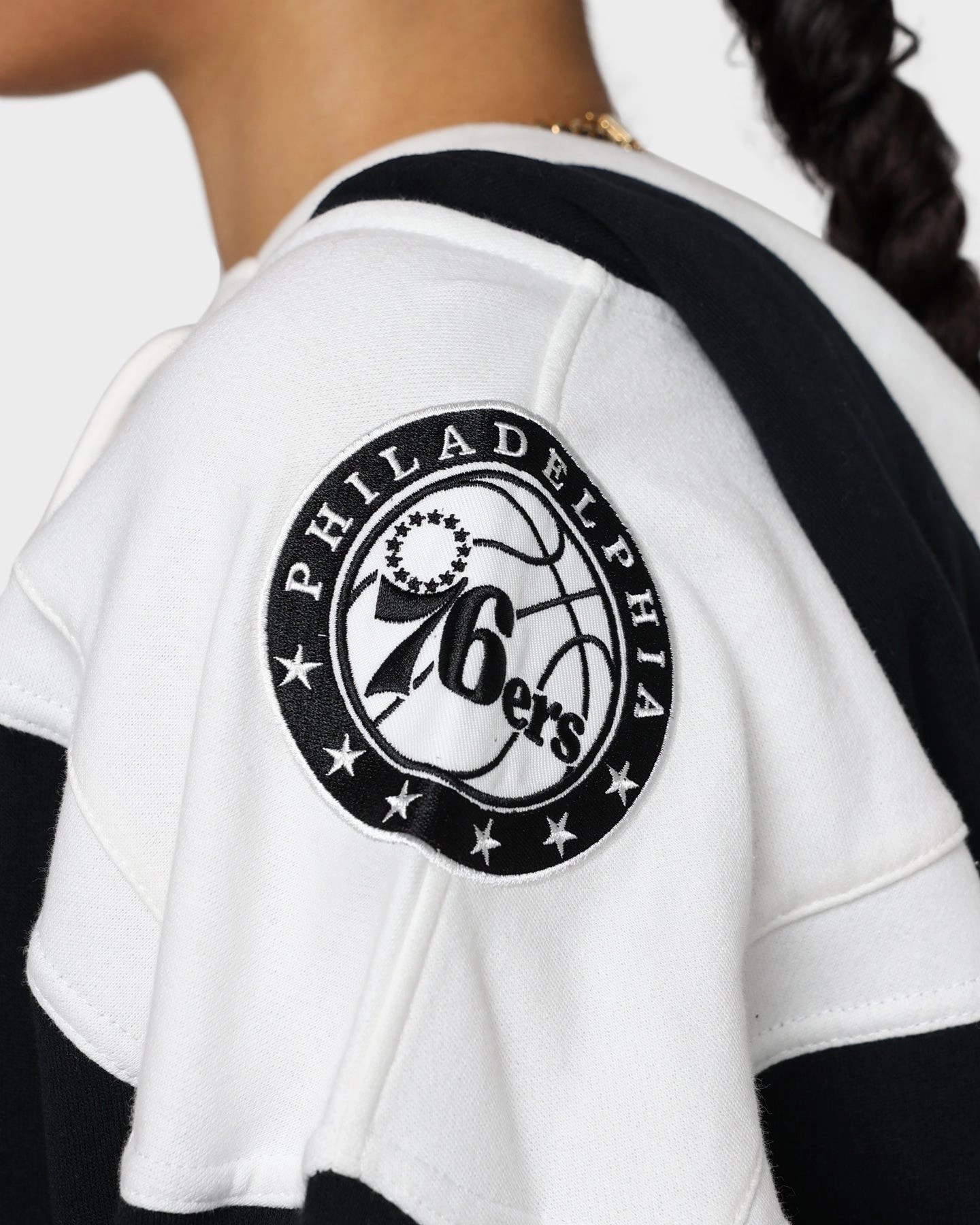 47 Brand Philadelphia 76ers Superior Lacer Hoodie Jet Black