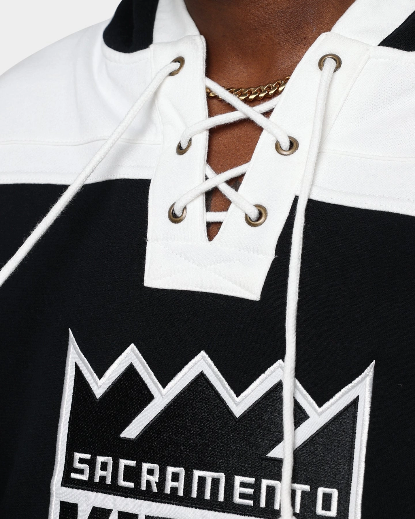 47 Brand Sacramento Kings Superior Lacer Hoodie Jet Black