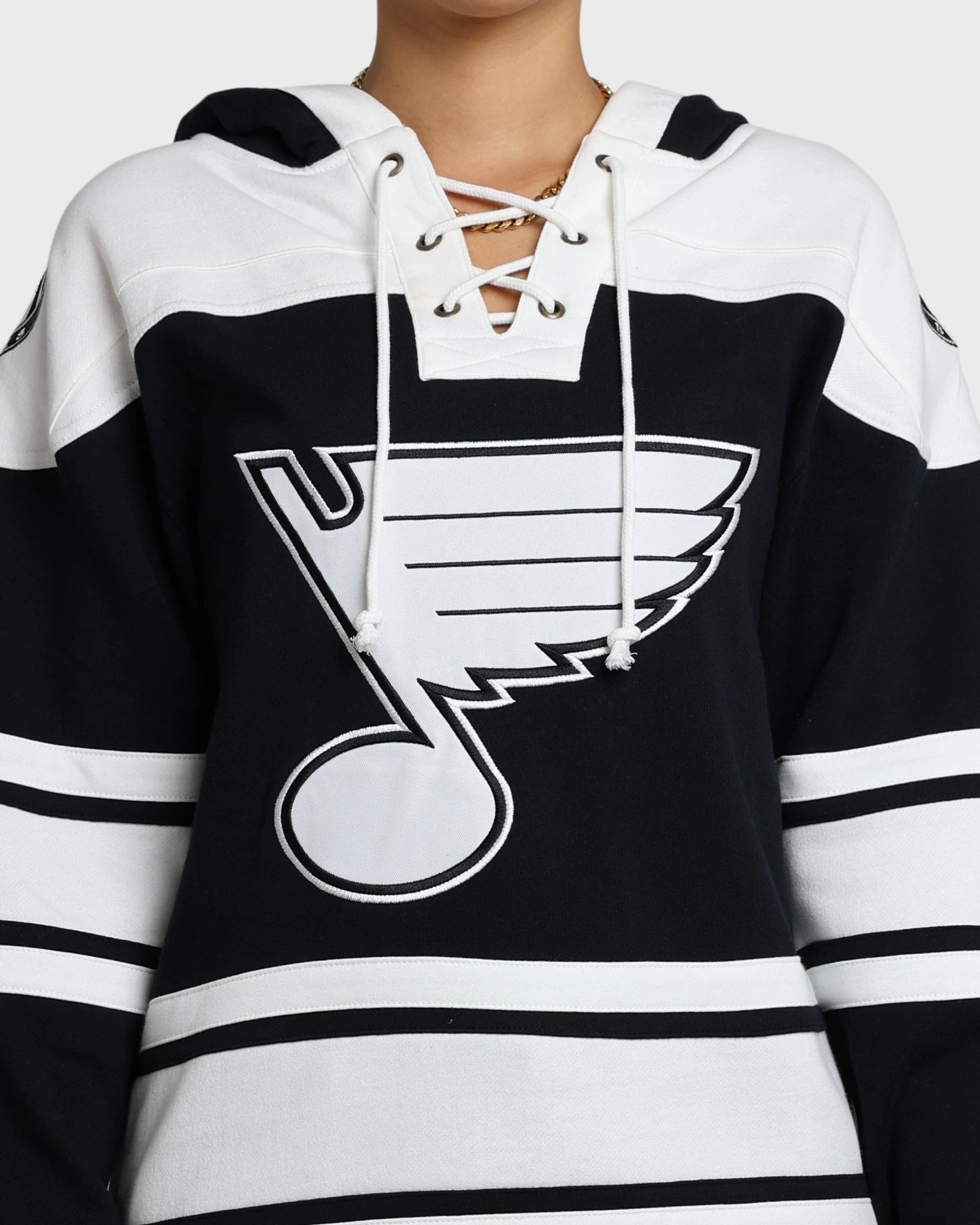 47 Brand St. Louis Blues Superior Lacer Hoodie Jet Black