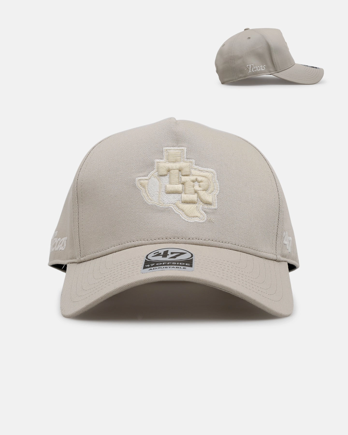 47 Brand Texas Rangers 'Contemporary Basics' Offside DT Snapback Tan