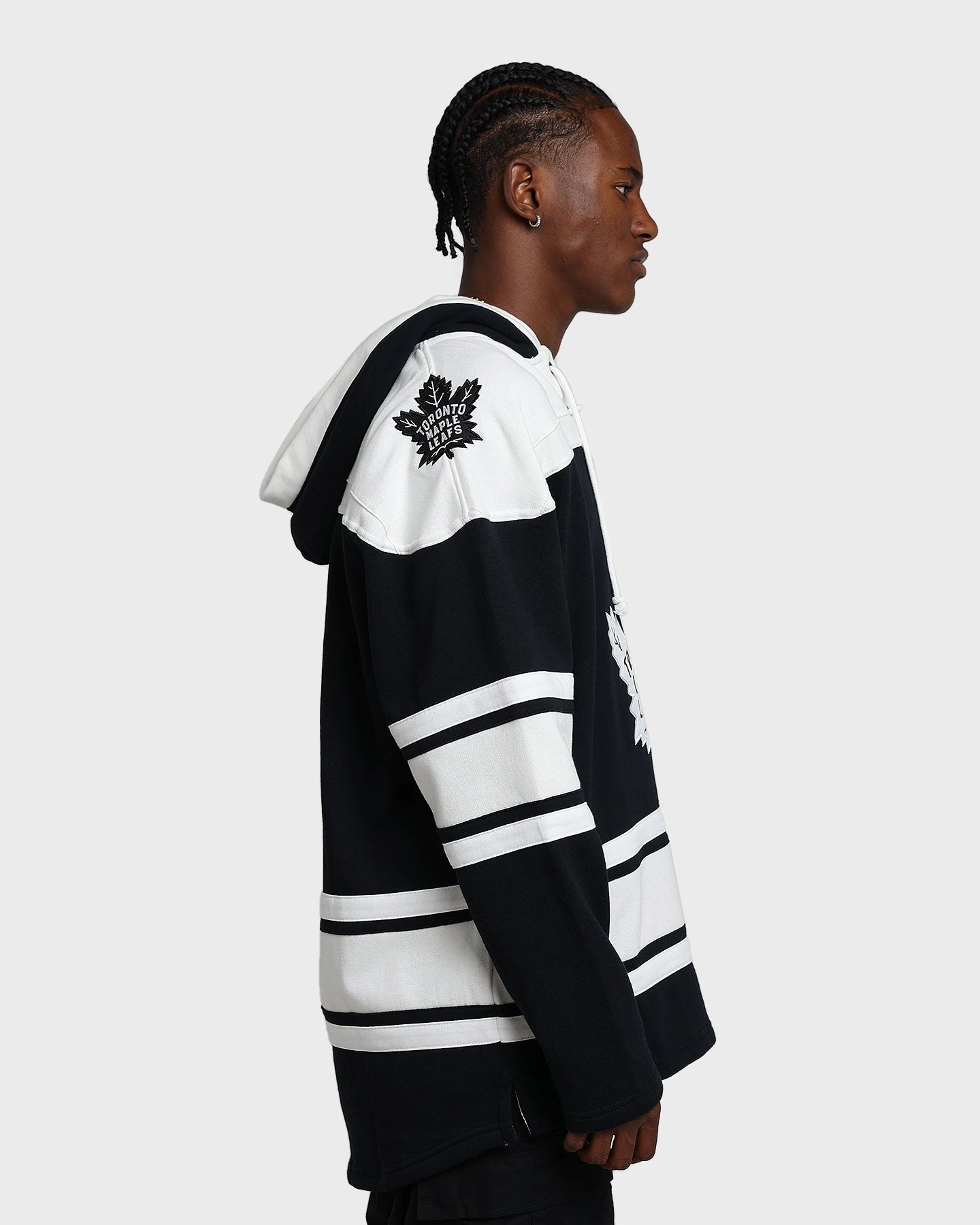 47 Brand Toronto Maple Leafs Superior Lacer Hoodie Jet Black