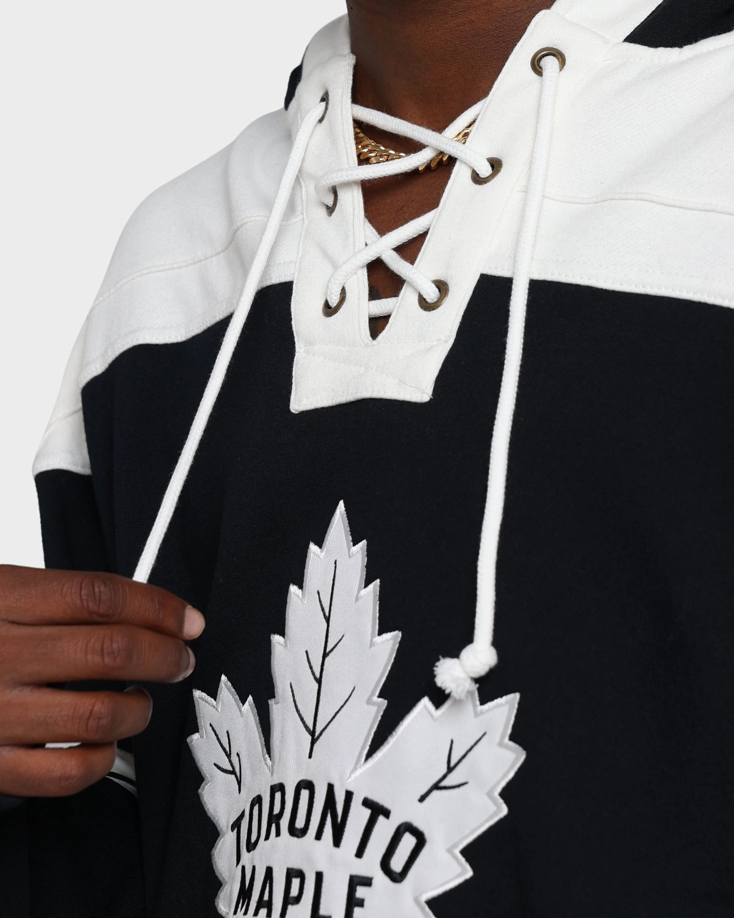 47 Brand Toronto Maple Leafs Superior Lacer Hoodie Jet Black