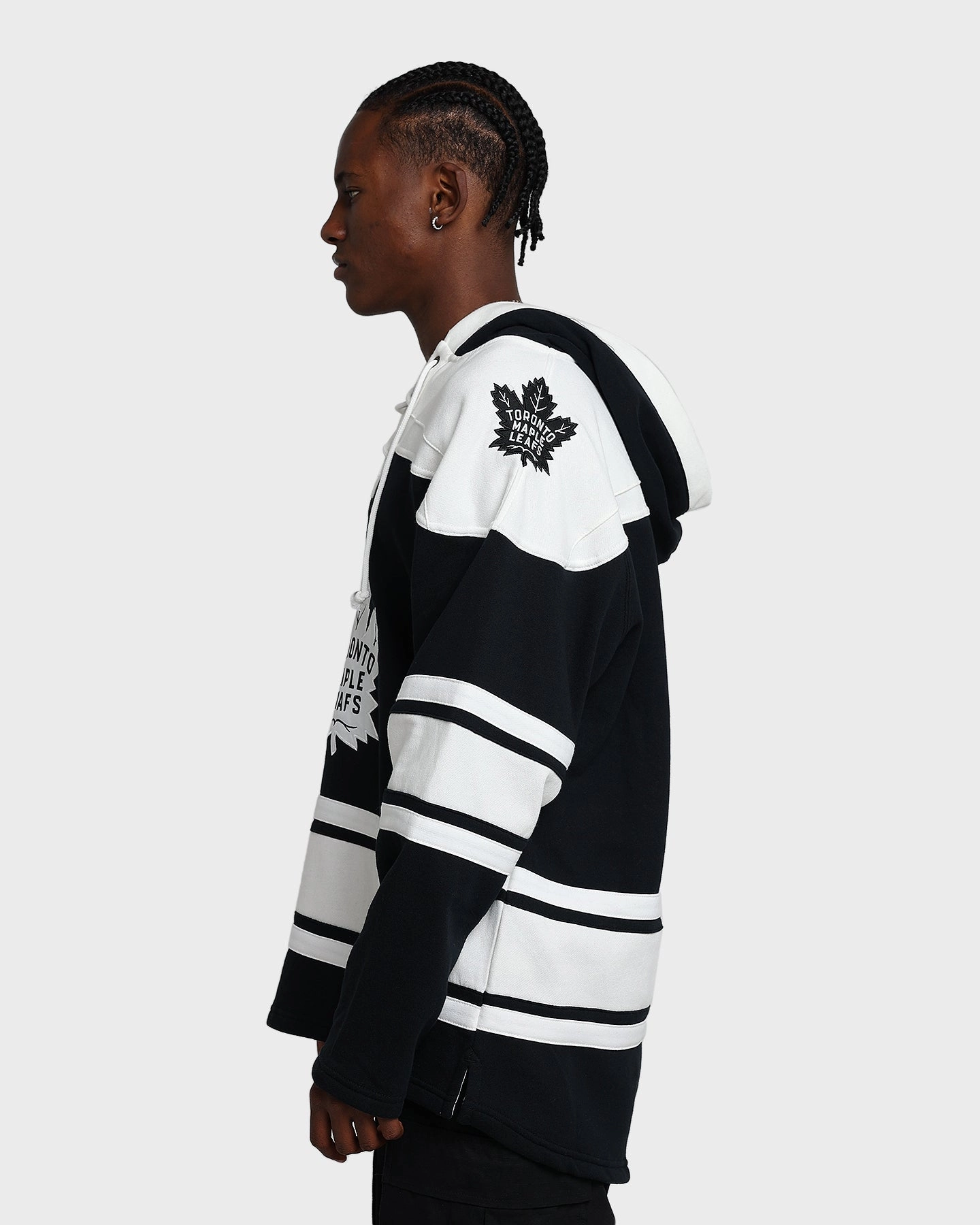 47 Brand Toronto Maple Leafs Superior Lacer Hoodie Jet Black
