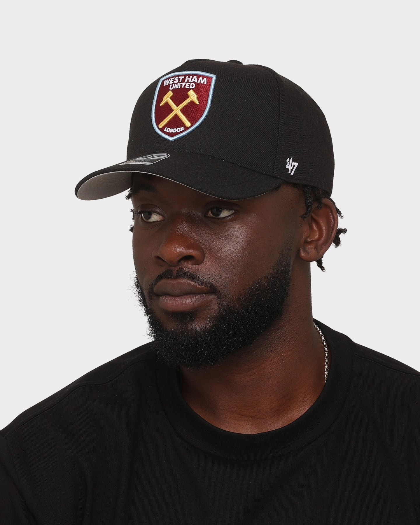 47 Brand West Ham United Football Club Replica 47 MVP DT Snapback Black