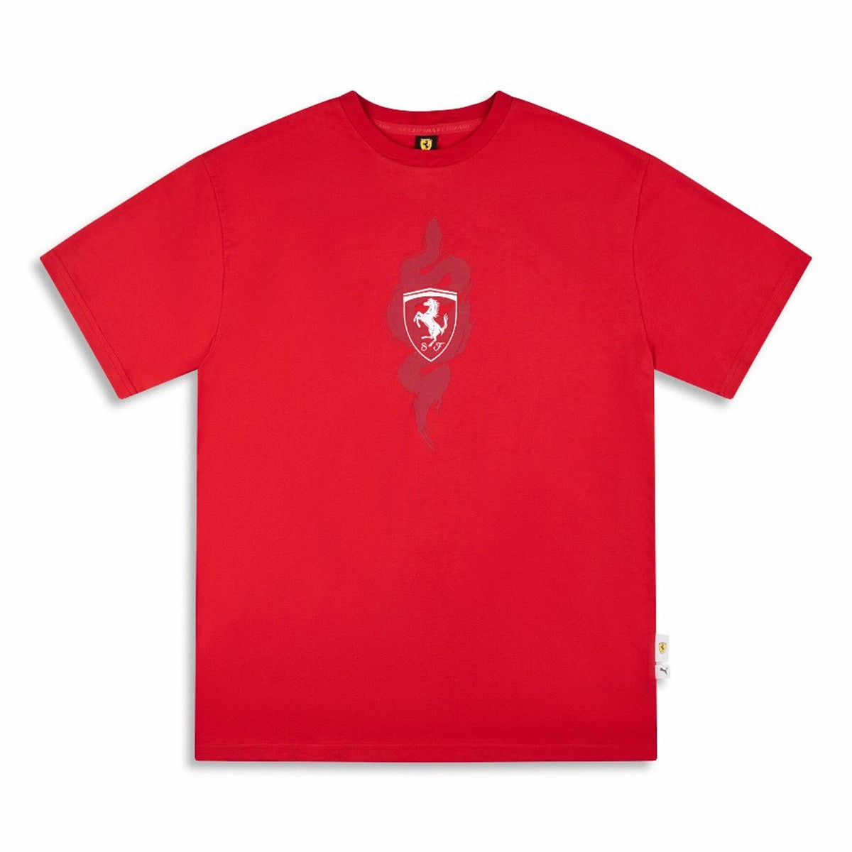   Ferrari Year Of The Snake Graphic Tee 'Rosso Corsa'