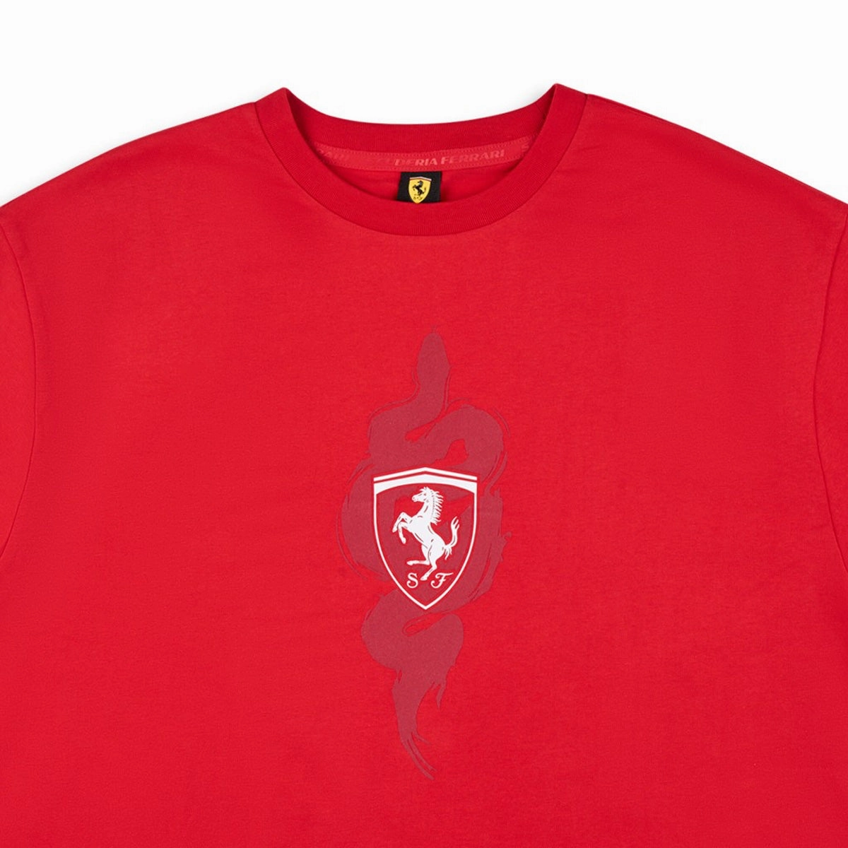  Ferrari Year Of The Snake Graphic Tee 'Rosso Corsa'