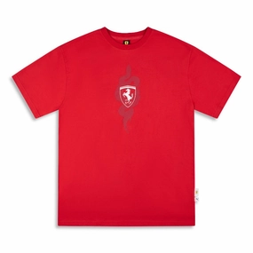  Ferrari Year Of The Snake Graphic Tee 'Rosso Corsa'