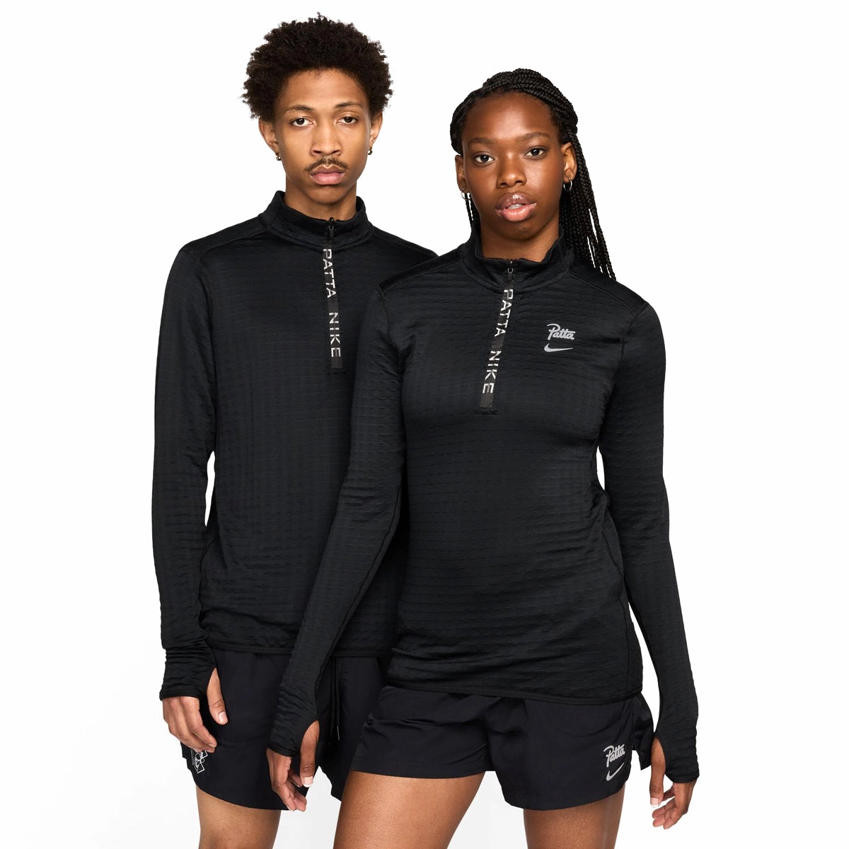   Patta Half-Zip Long-Sleeve Top 'Black'