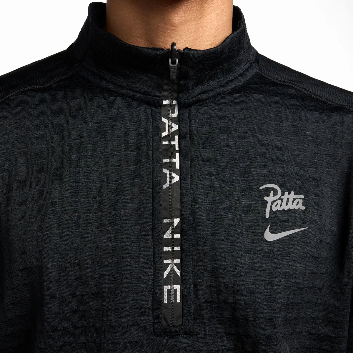   Patta Half-Zip Long-Sleeve Top 'Black'