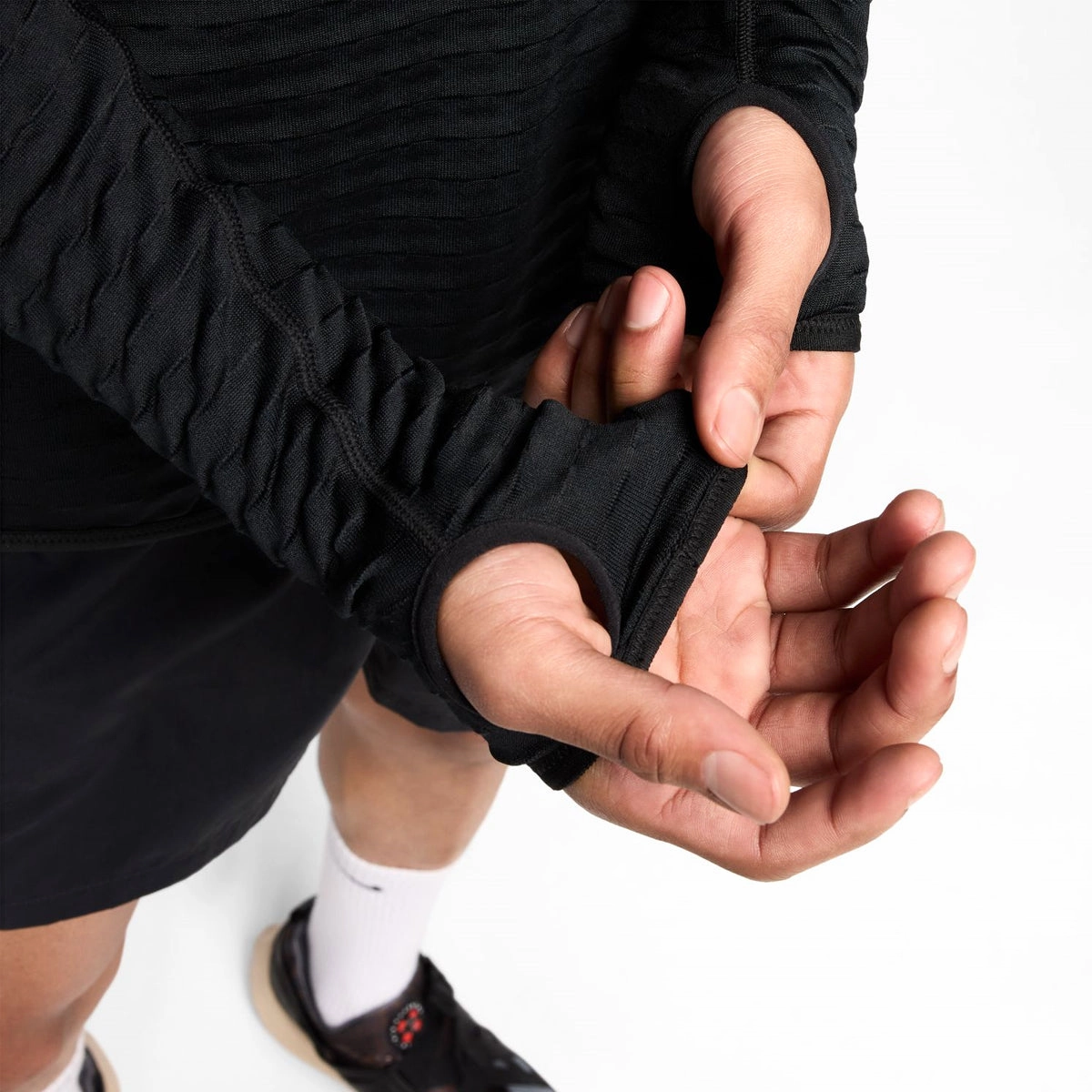   Patta Half-Zip Long-Sleeve Top 'Black'