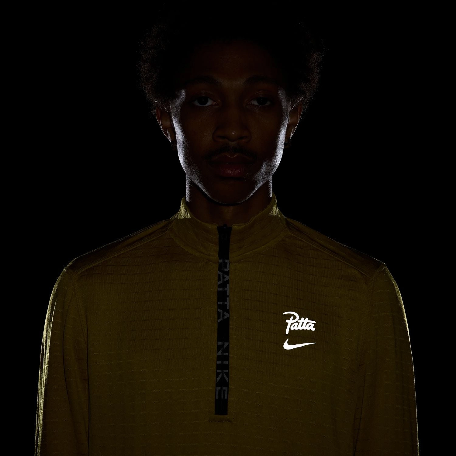   Patta Half-Zip Long-Sleeve Top 'Saffron Quartz'