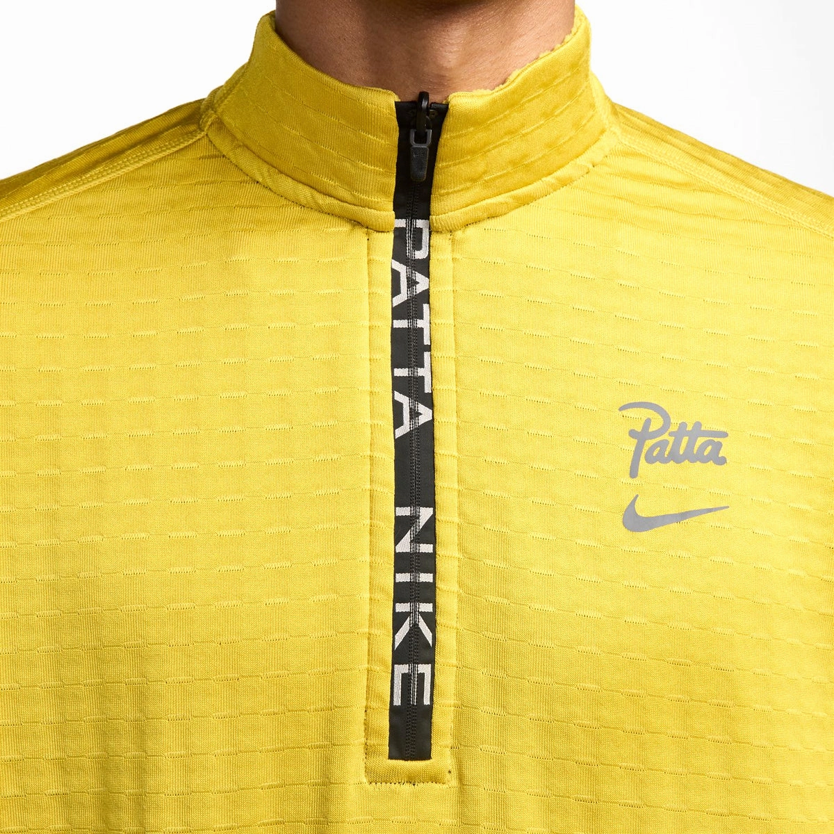   Patta Half-Zip Long-Sleeve Top 'Saffron Quartz'