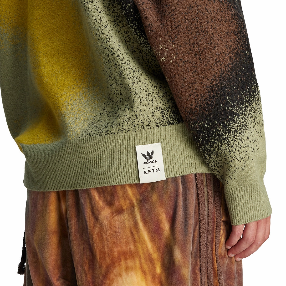   Song For The Mute SFTM-004 Knit Sweatshirt 'Tent Green'