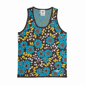   Wales Bonner Knit Floral Vest 'Multi'