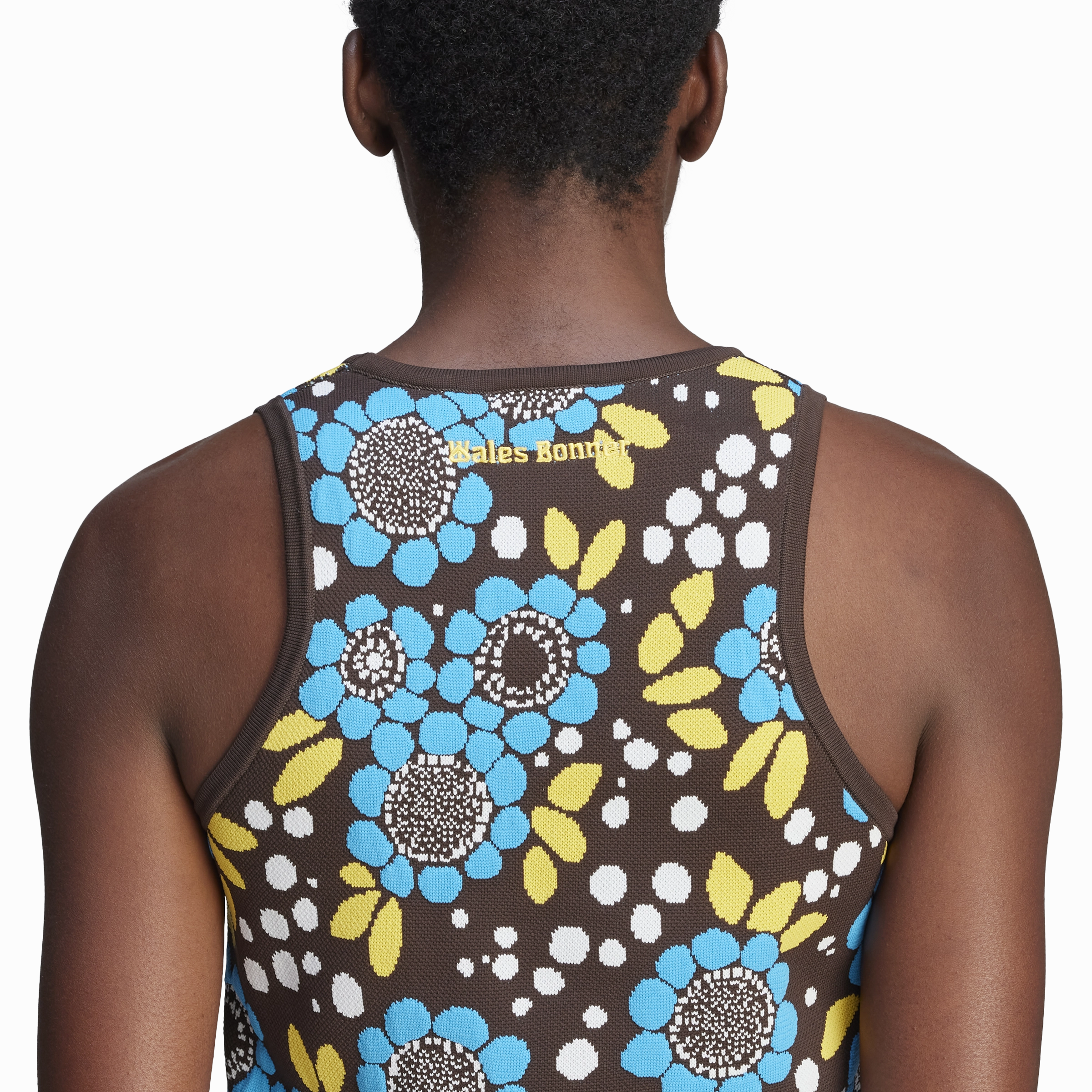   Wales Bonner Knit Floral Vest 'Multi'