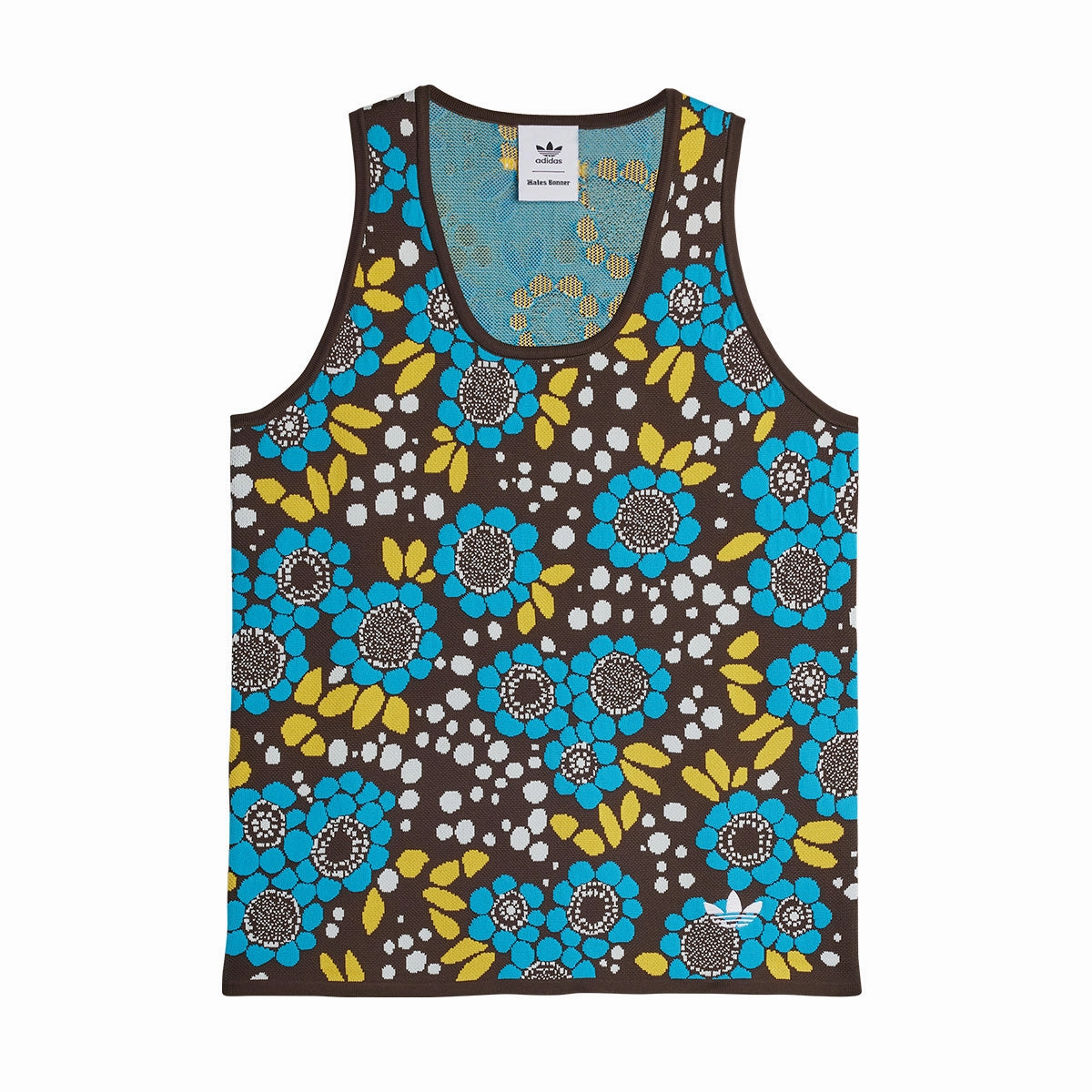   Wales Bonner Knit Floral Vest 'Multi'