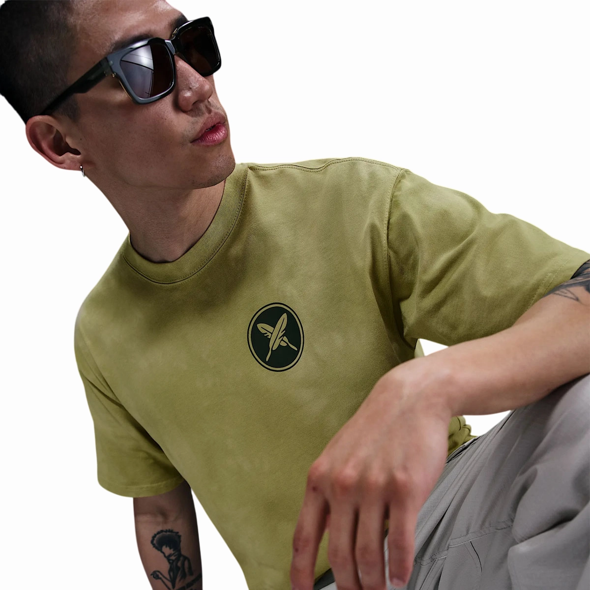   Yuto Horigome SB Tee 'Olive Aura Dusty Olive'