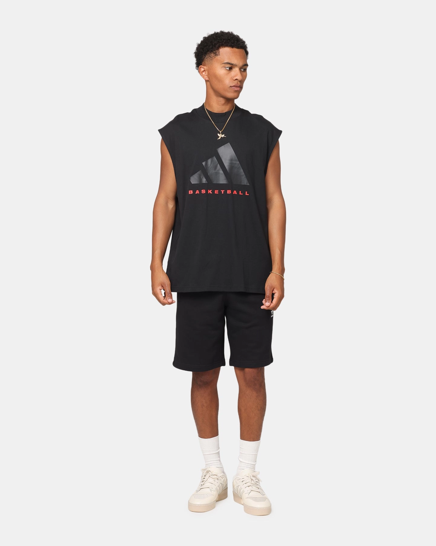Adidas Basketball Sleeveless T-Shirt Black