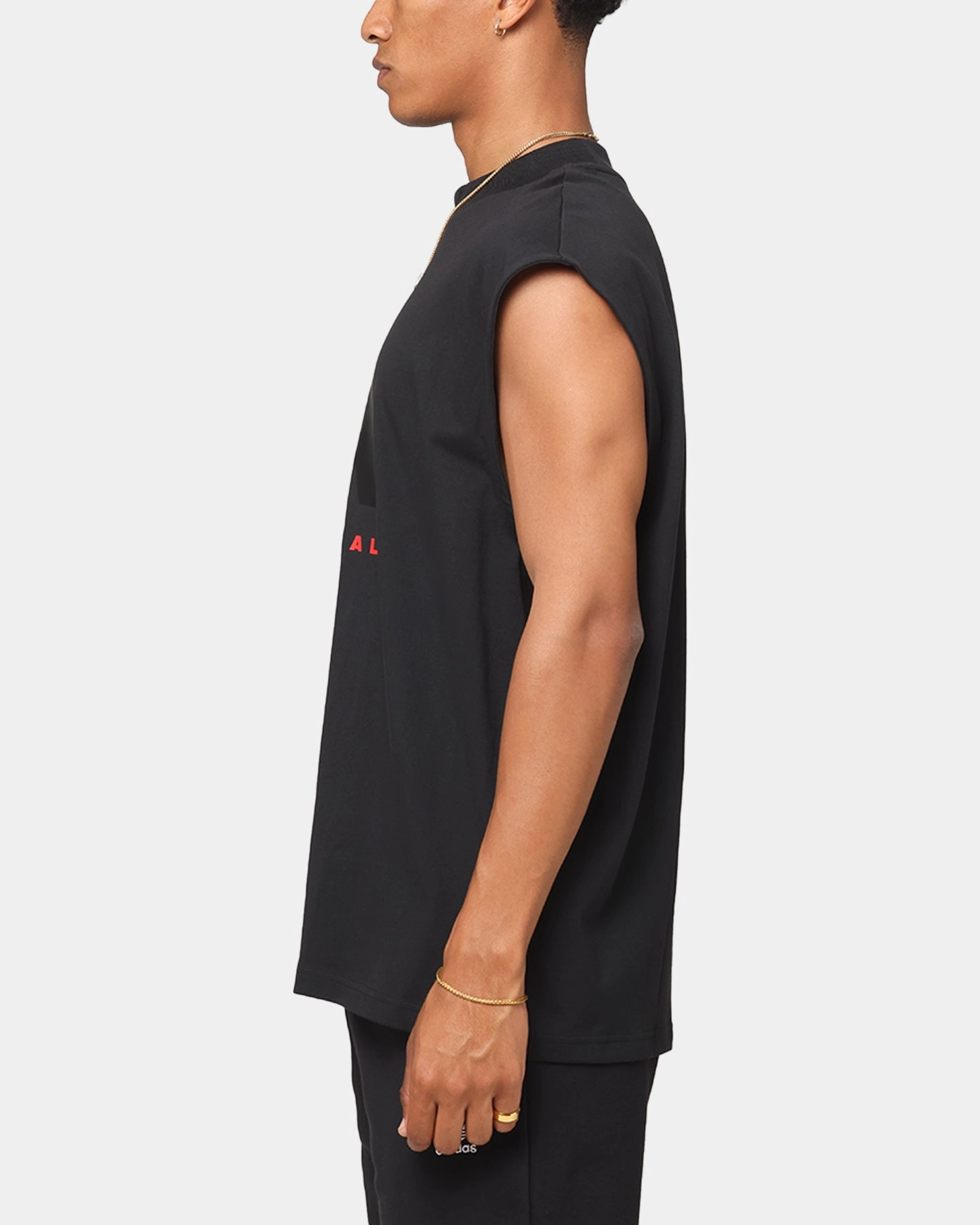 Adidas Basketball Sleeveless T-Shirt Black