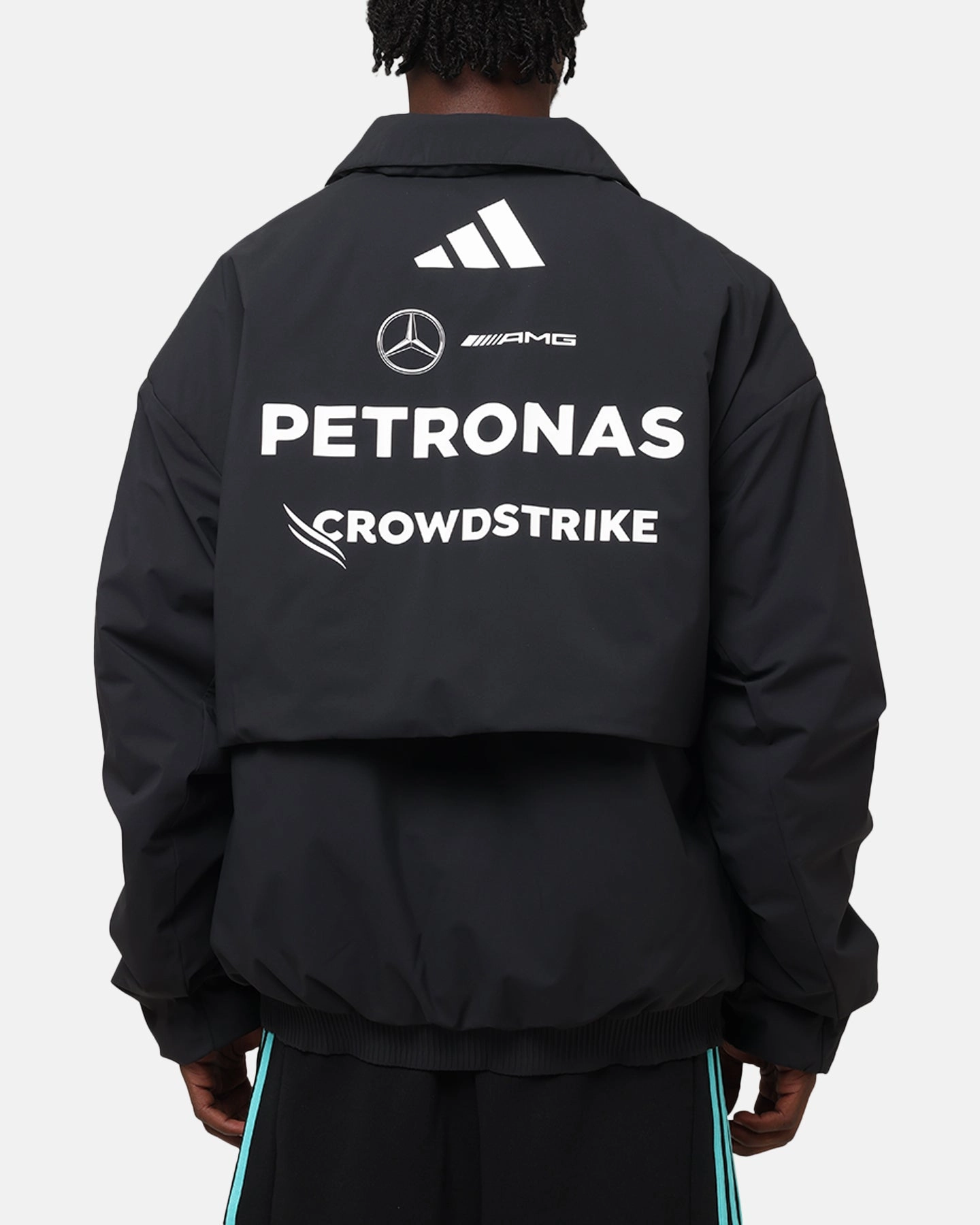 adidas x Mercedes-AMG PETRONAS Formula One F1 2025 Team Jacket Black/White