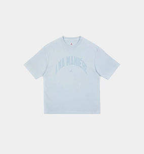 Air Jordan x A Ma Maniere Graphic Mens Short Sleeve Shirt - Blue