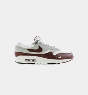 Air Max 1 Wolf Grey Mens Lifestyle Shoe - White/Brown