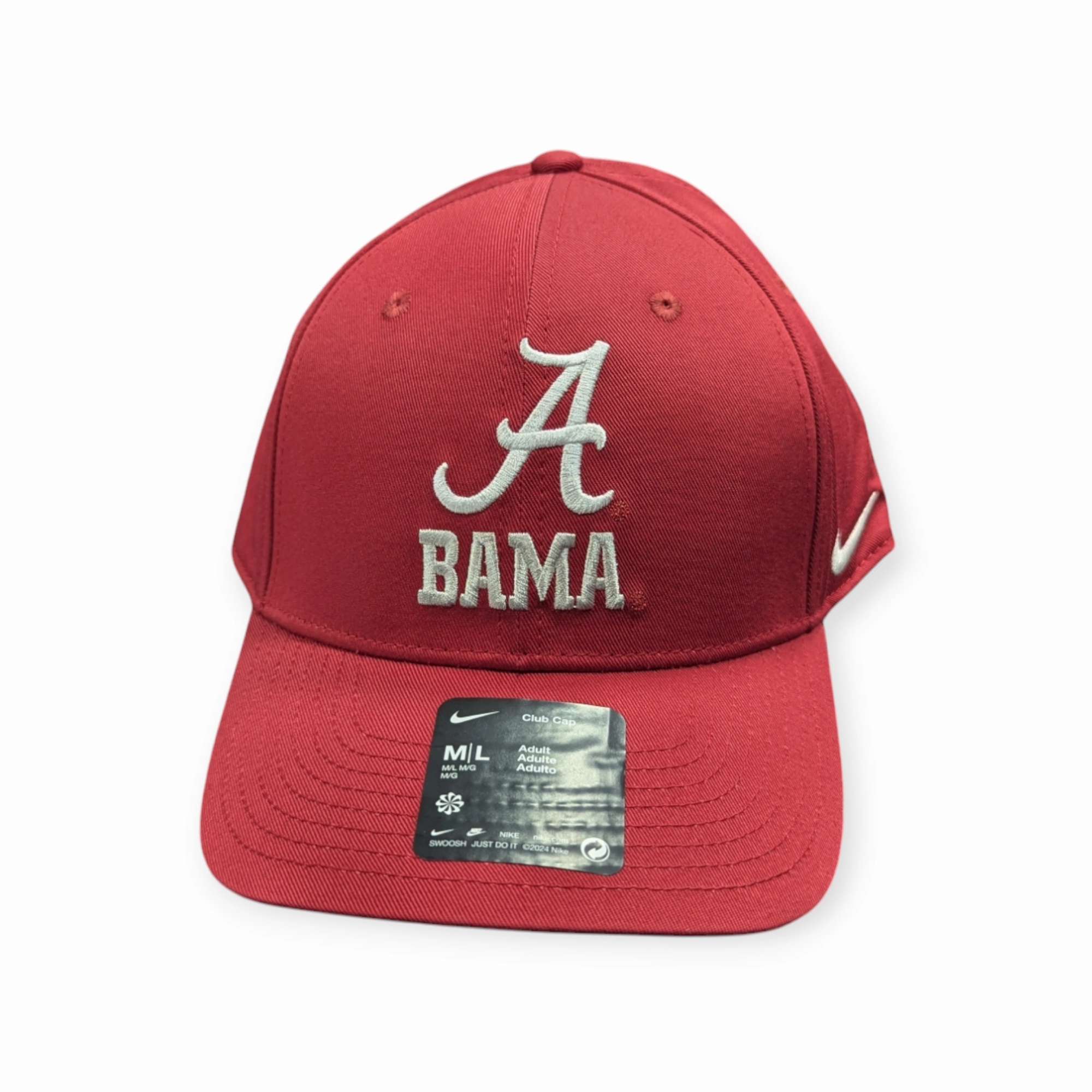 Alabama Crimson Tide Nike Crimson Adjustable Club Hat