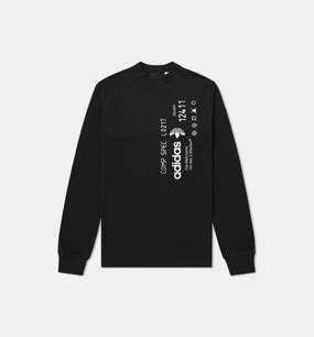 Alexander Wang X adidas Collection AW Mens Long Sleeve Shirt - Black/White