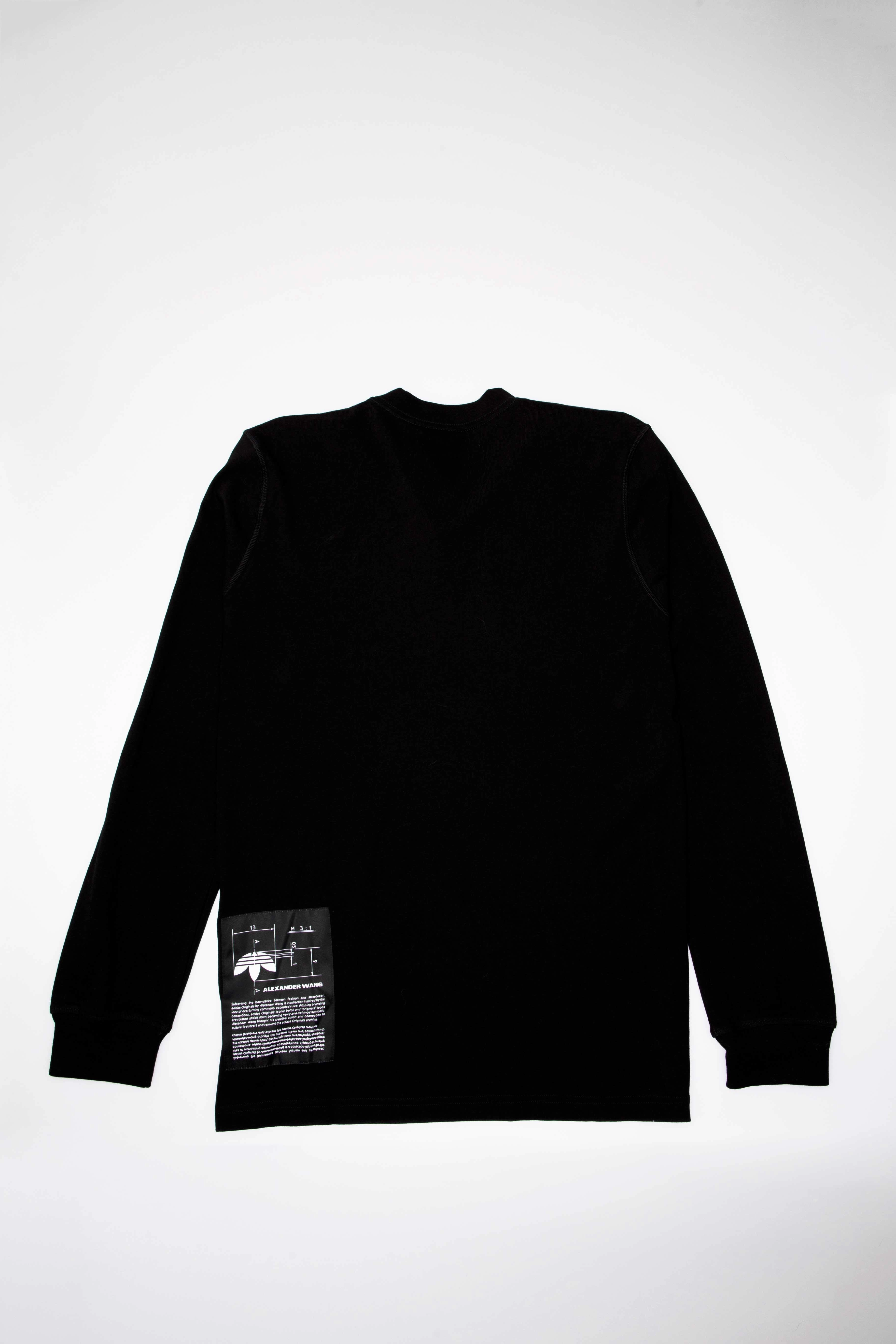 Alexander Wang X adidas Collection AW Mens Long Sleeve Shirt - Black/White