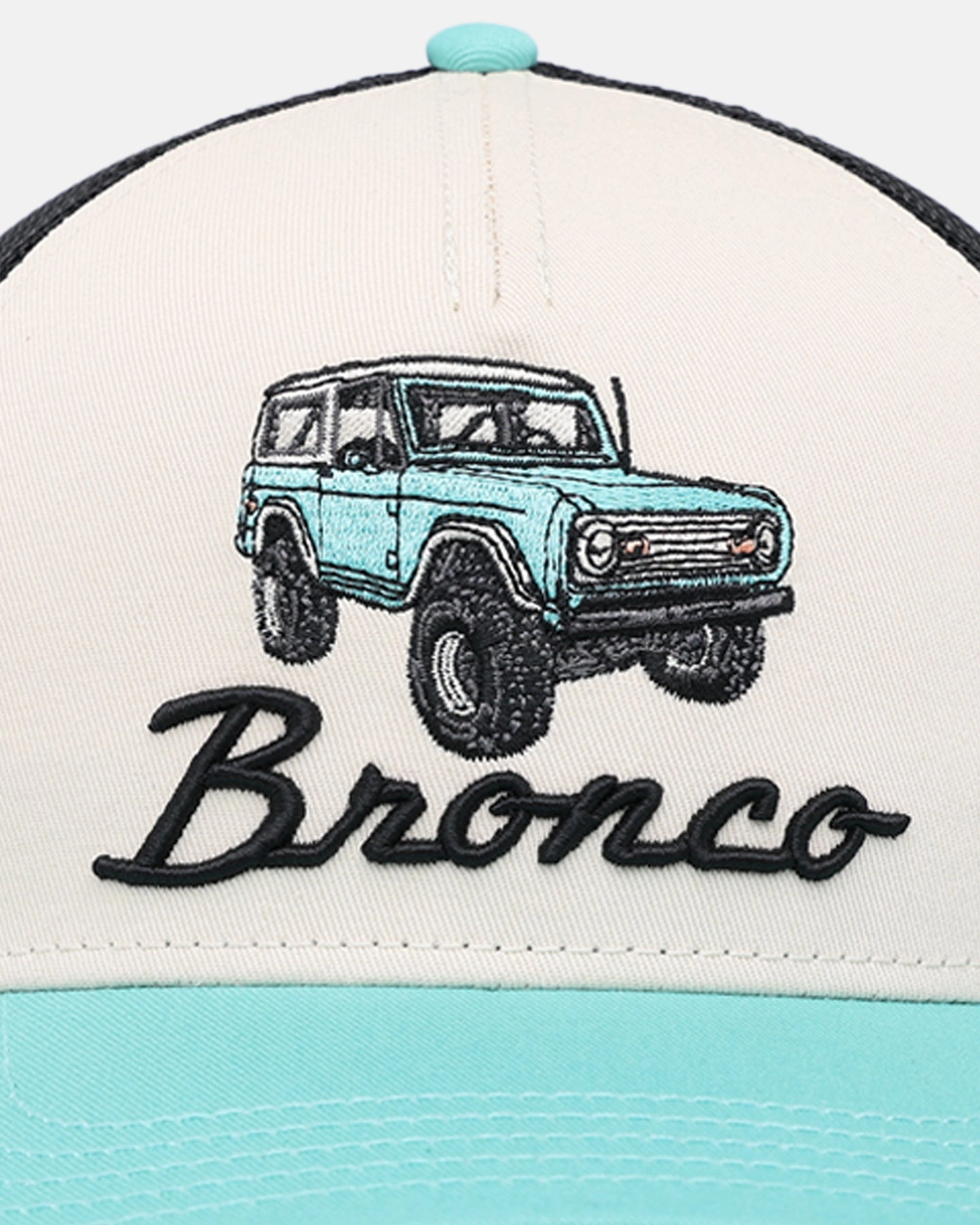 American Needle Valin Trucker Snapback Black/Ivory