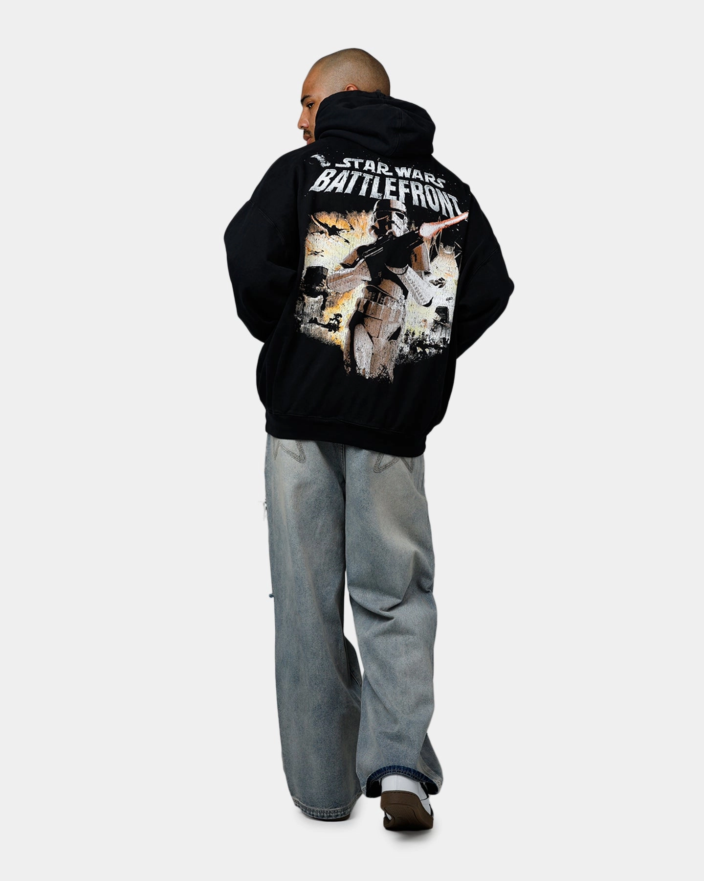 American Thrift Star Wars Battlefront Premium Hoodie Black