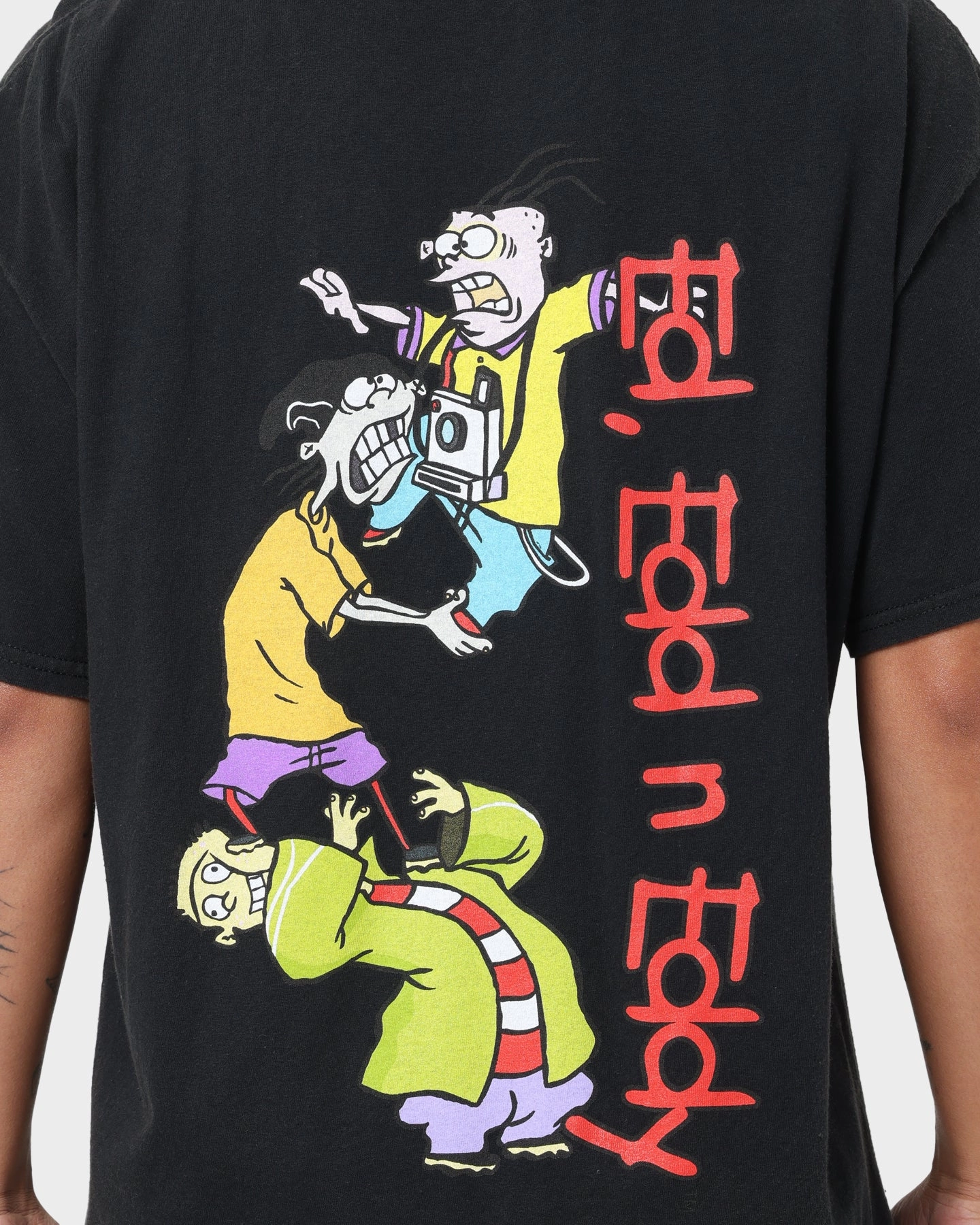 American Thrift X Ed. Edd n Eddy Whacked Vintage T-Shirt Black Wash