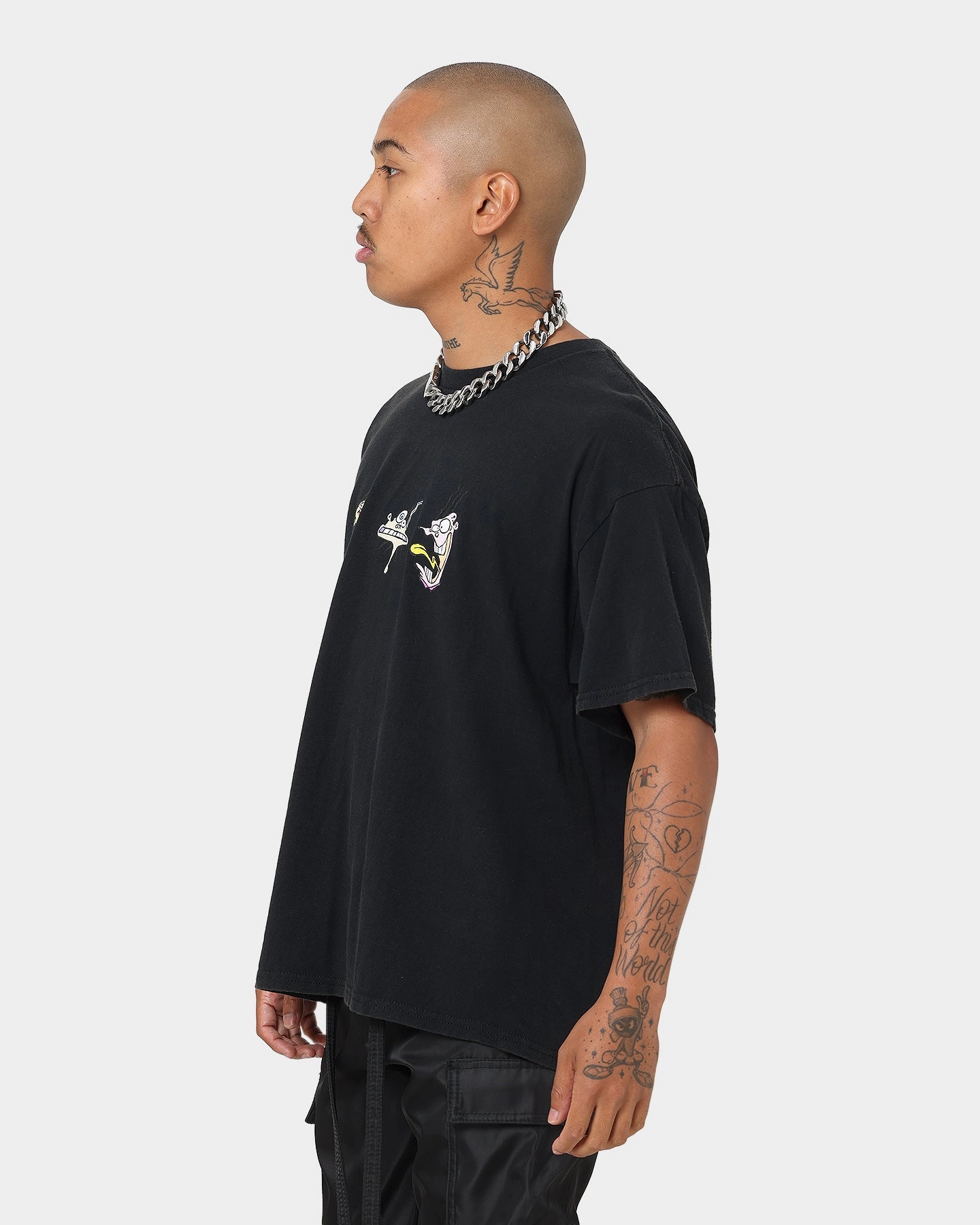 American Thrift X Ed. Edd n Eddy Whacked Vintage T-Shirt Black Wash