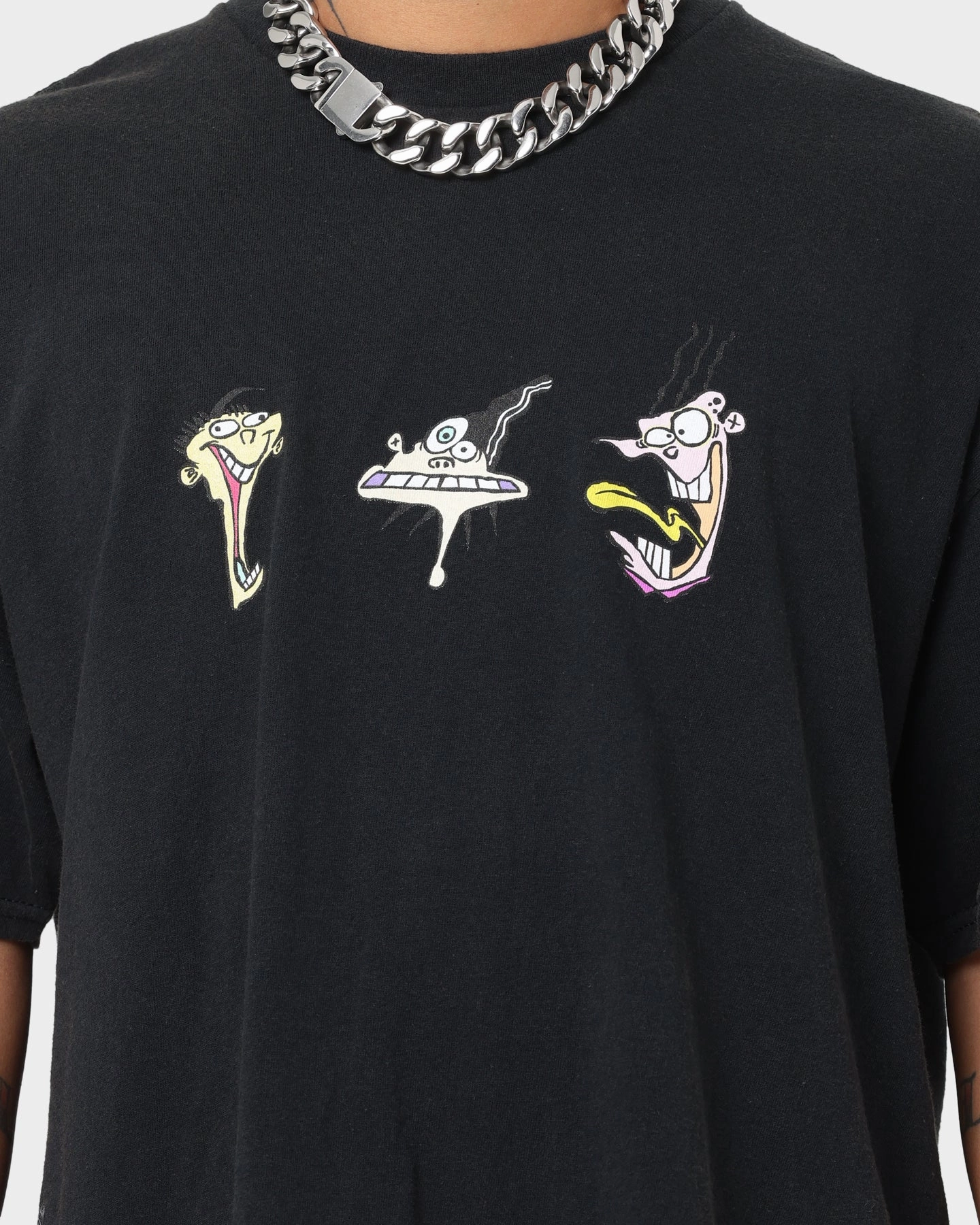 American Thrift X Ed. Edd n Eddy Whacked Vintage T-Shirt Black Wash
