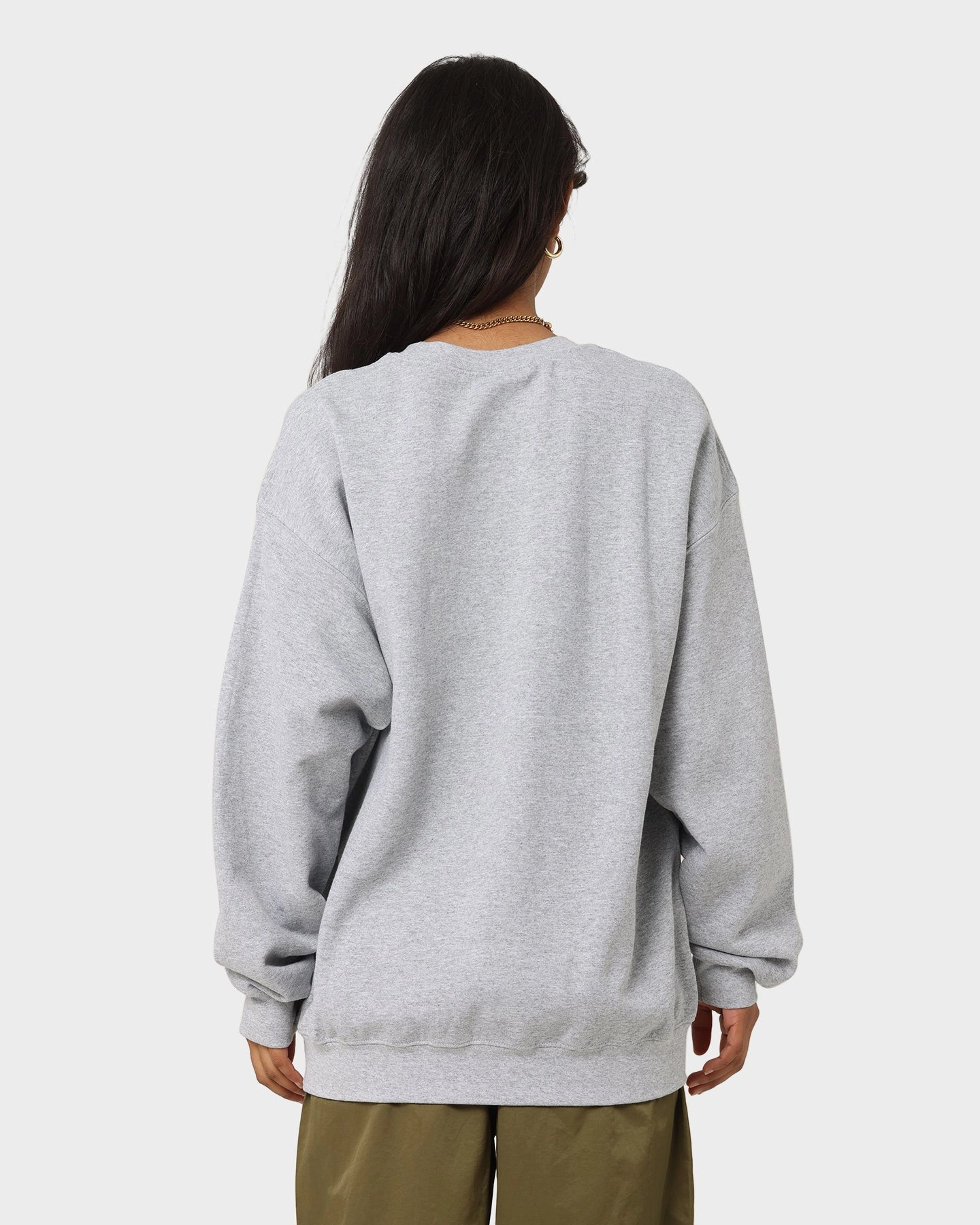 American Thrift X Johnny Bravo Johnny Bravo Crewneck Grey