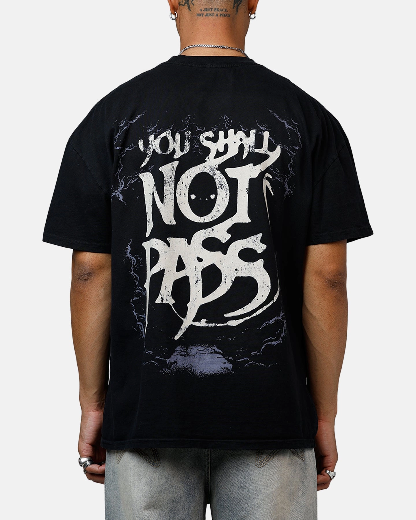 American Thrift X The Lord Of The Rings Gandalf Heavyweight T-Shirt Black