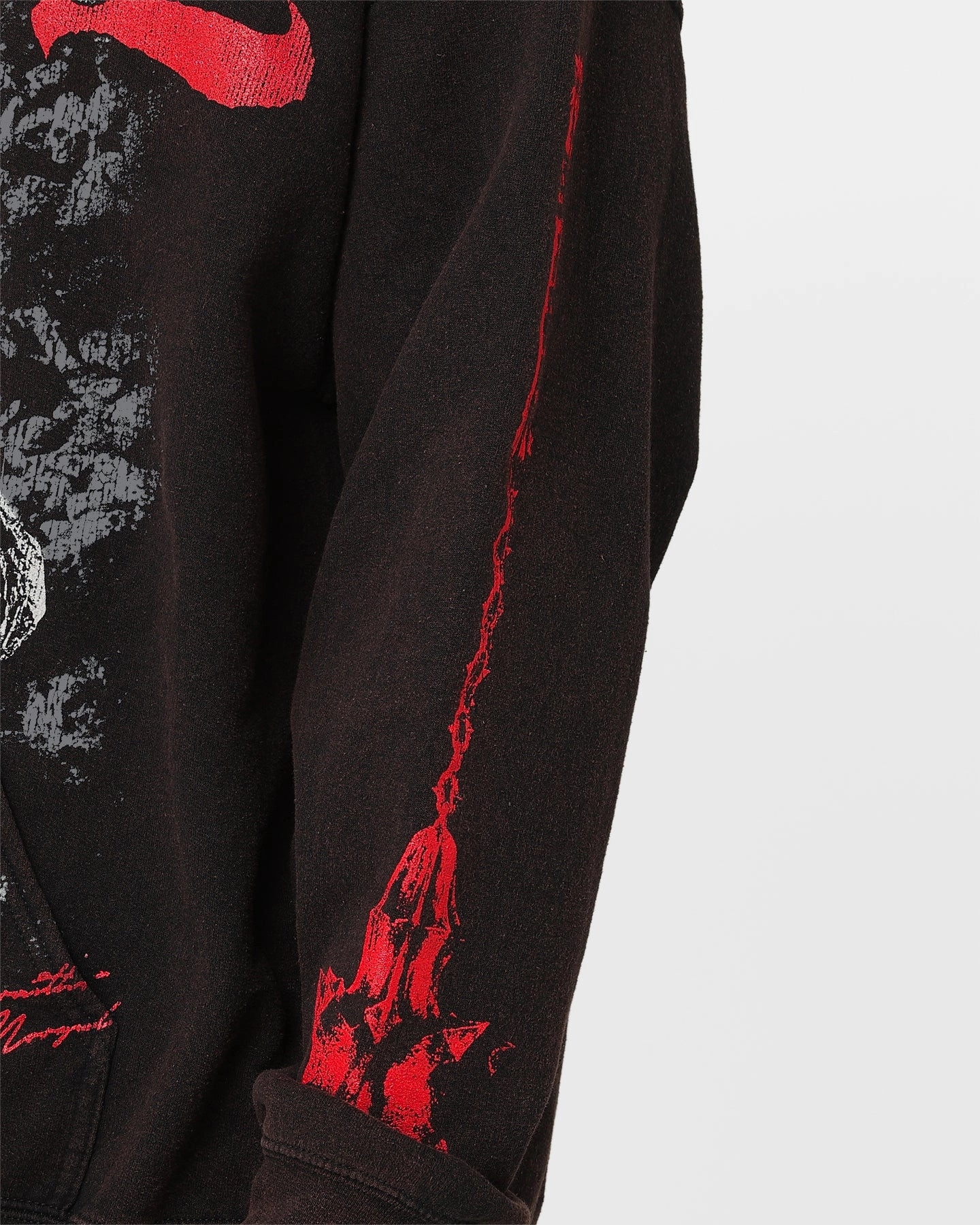American Thrift X The Lord Of The Rings Nazgul Vintage Hoodie Black Wash