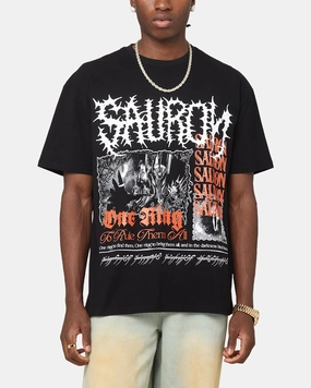 American Thrift X The Lord Of The Rings Sauron Heavy T-Shirt Black