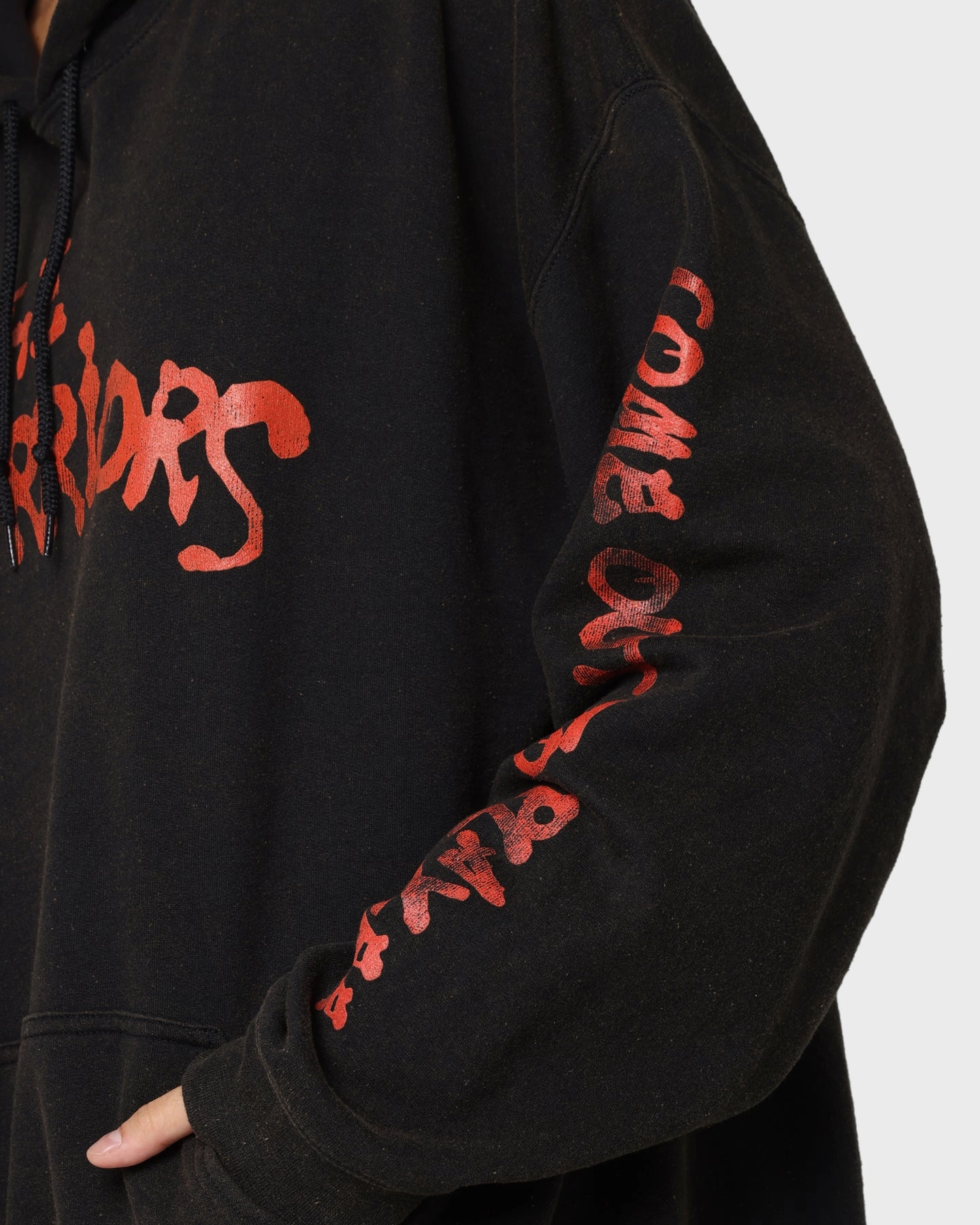 American Thrift X The Warriors The Warriors Vintage Hoodie Black Wash